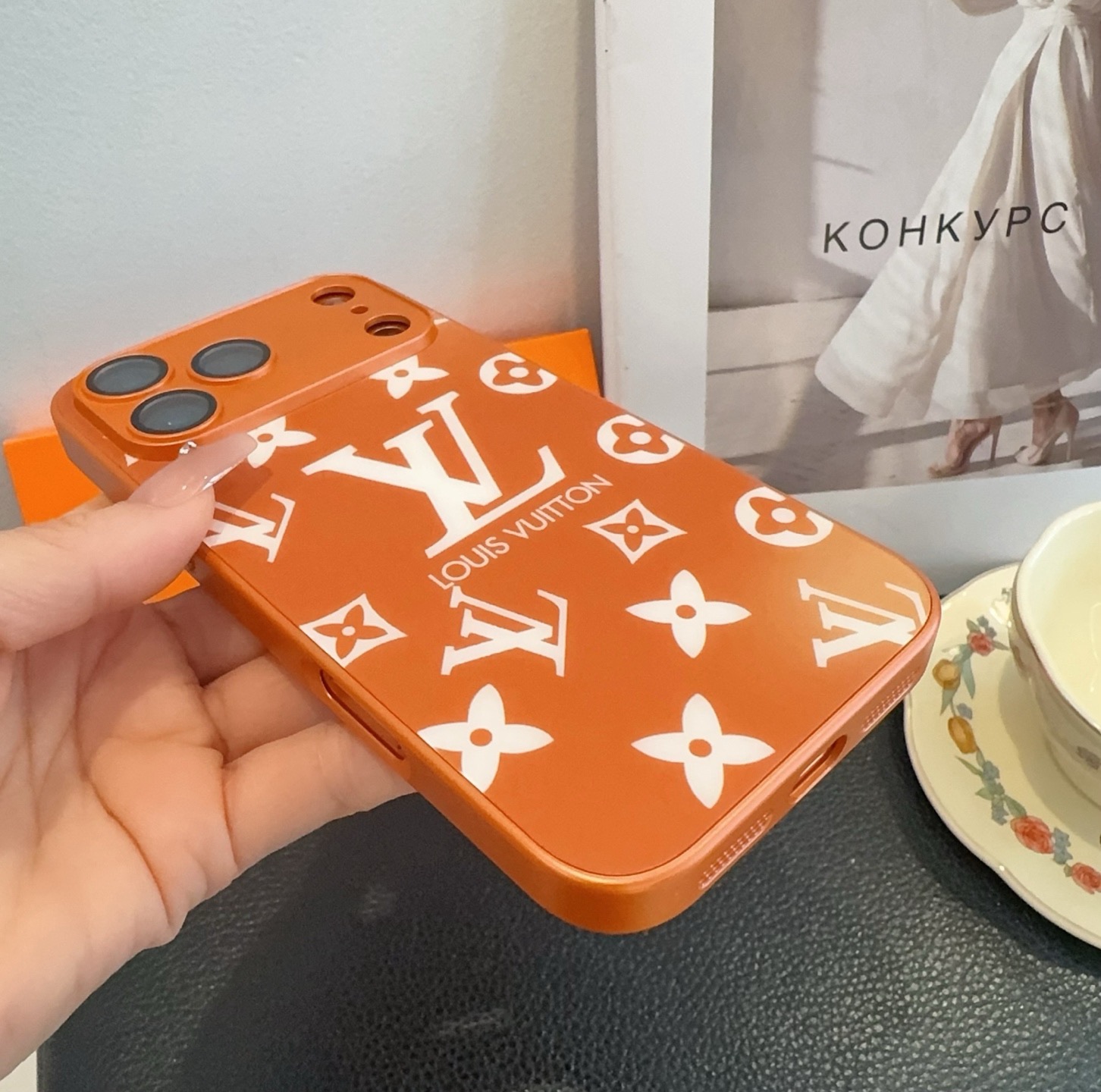 星宇橙系列 LV手机壳 型号：为了不出现报错型号，请打开本机查看手机设置显示的型号⚠️⚠️⚠️iPhon