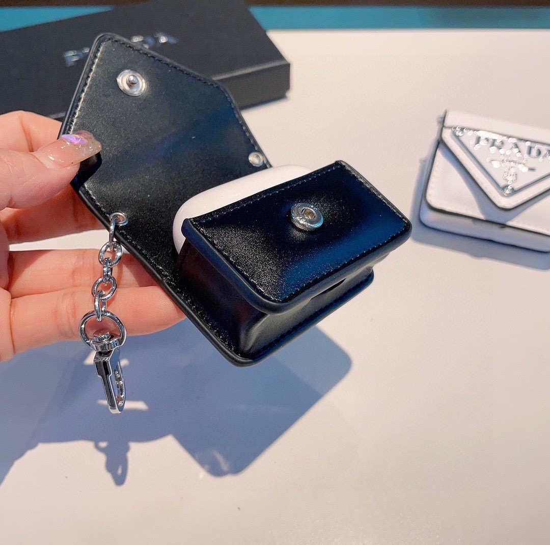 Prada普拉达耳机套 蓝牙耳机包凹造型必备🥰🥰AirPods1/2/3/Pro/Pro2通用