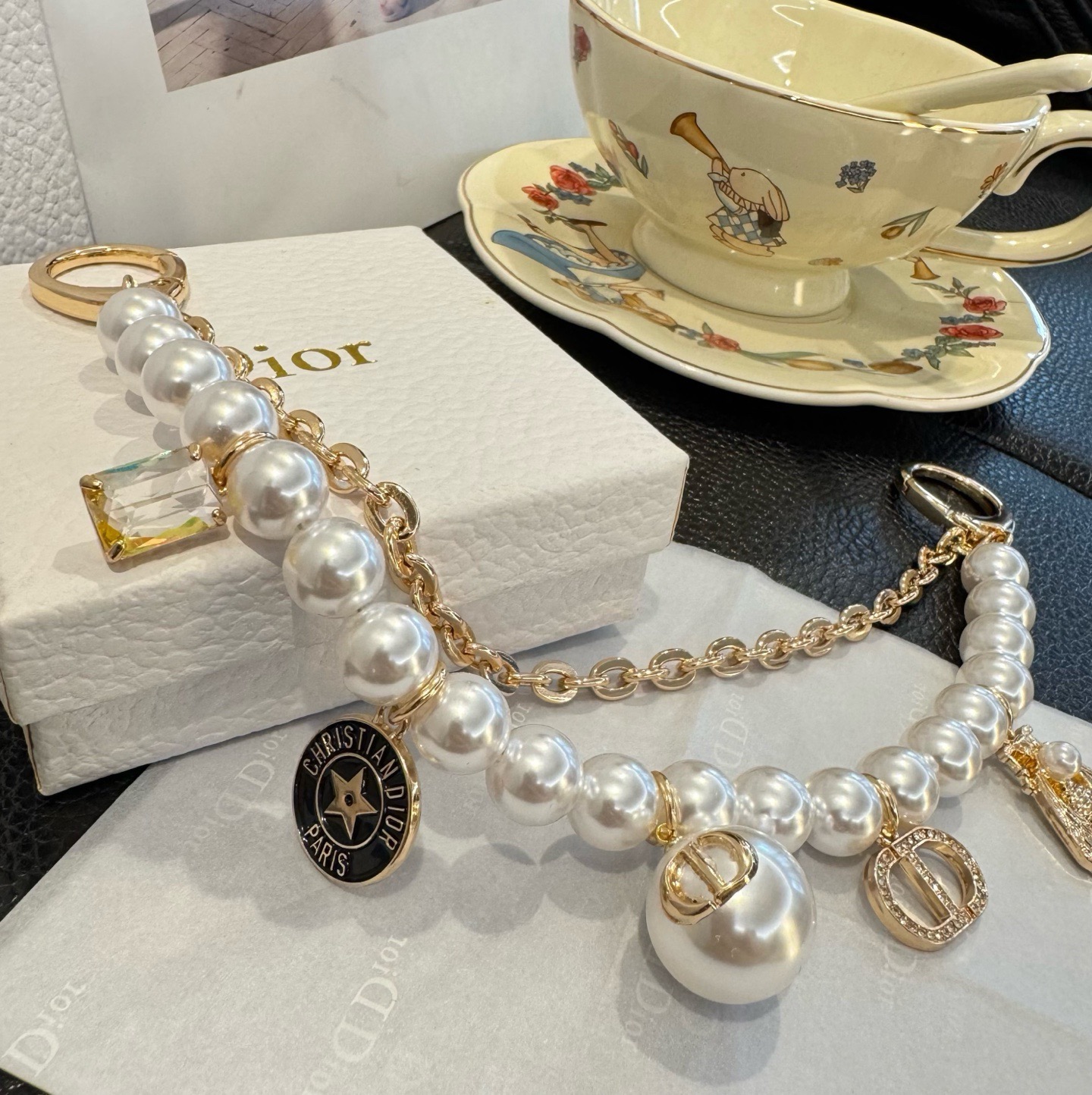 Dior Gold and pearl accessory everyday