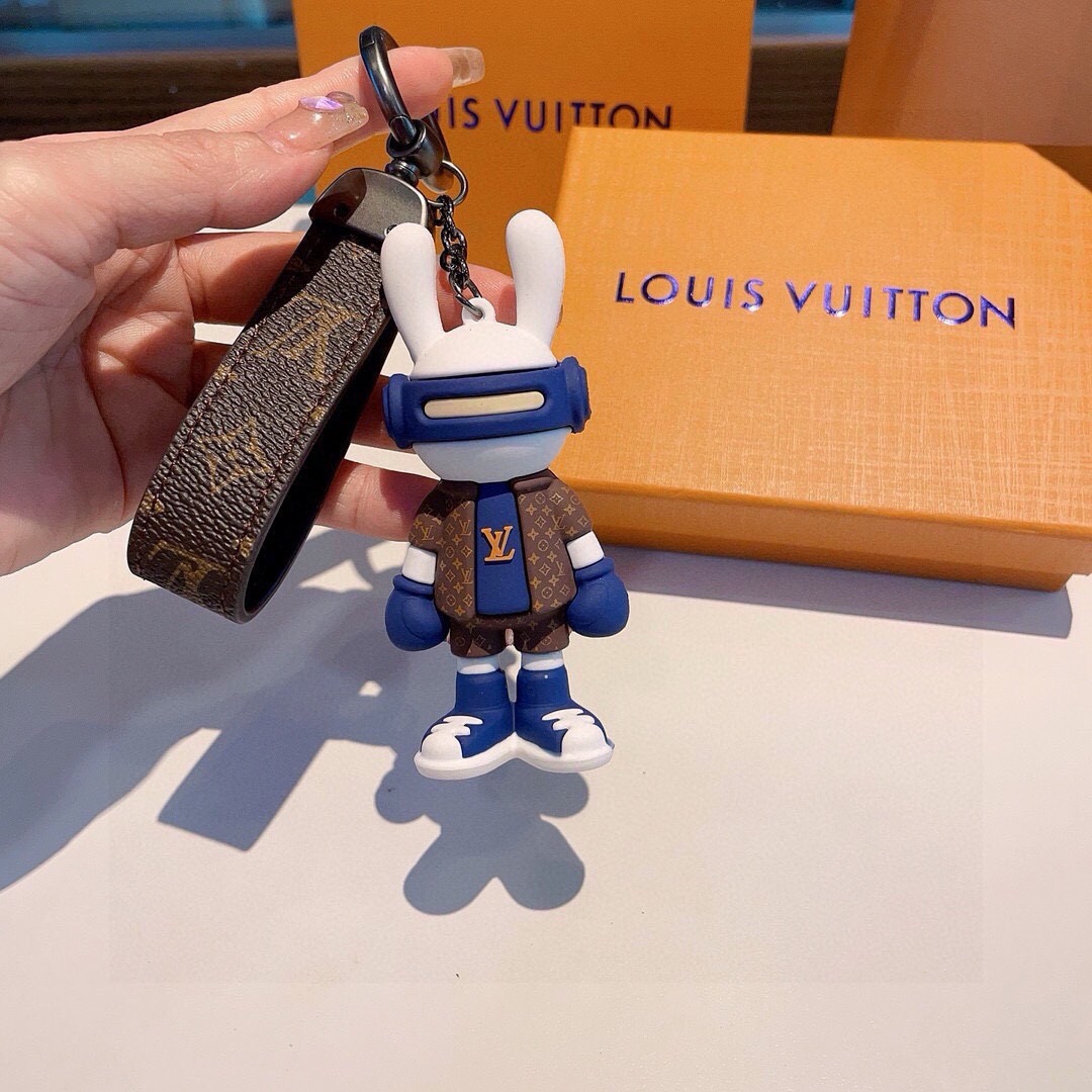 🔥LV兔子公仔钥匙扣  可拆卸当汽车摆件，网红爆款 高档装饰挂件  高版本出货 配包装