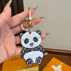 ❗熊猫🐼挂饰 ☀独家原单 LOUIS VUITTON 新款熊猫钥匙扣 包包挂件 顶级进口PU材质 五金为进口钢 原版l ❗熊猫🐼挂饰 ☀独家原单 LOUIS VUITTON 新款熊猫钥匙扣 包包挂件 顶级进口PU材质 五金为进口钢 原版l