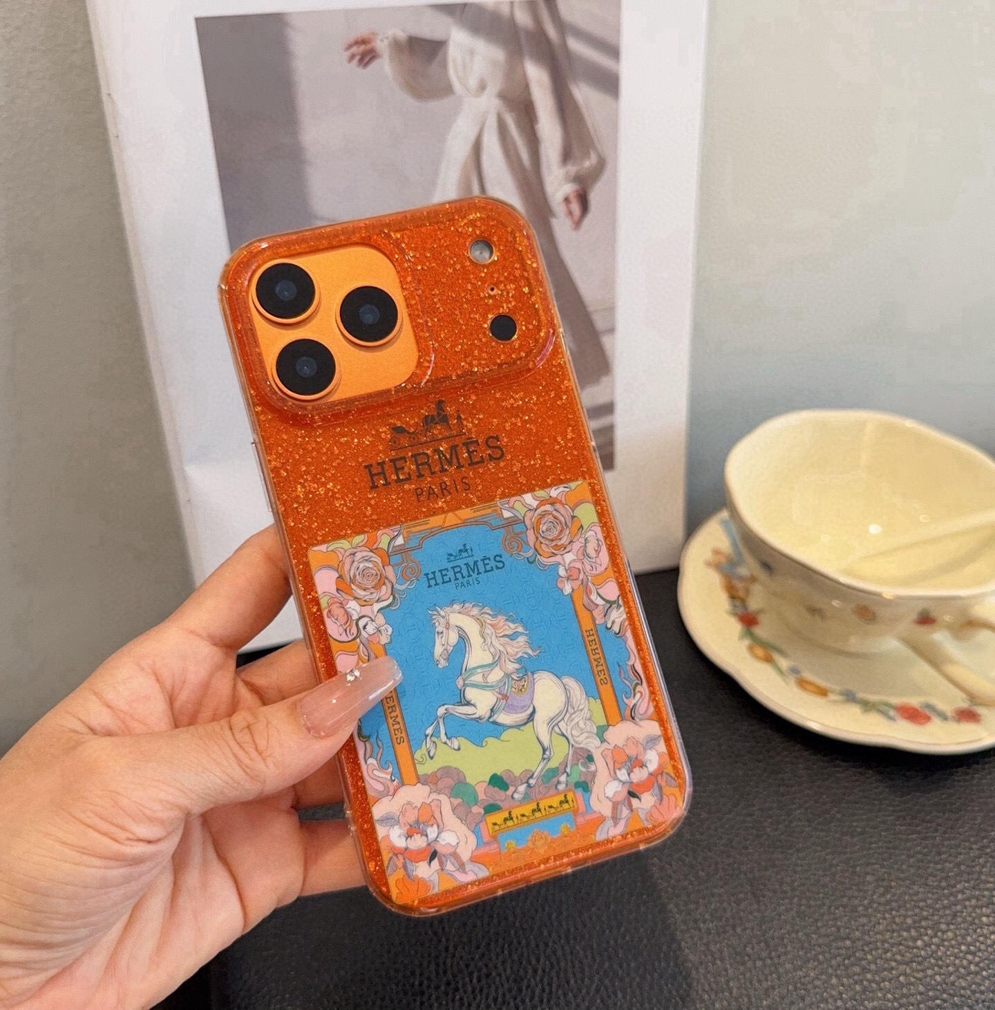 星宇橙系列 （马上有钱）爱马仕手机壳  型号：为了不出现报错型号，请打开本机查看手机设置显示的型号⚠️⚠️⚠️ iPho
