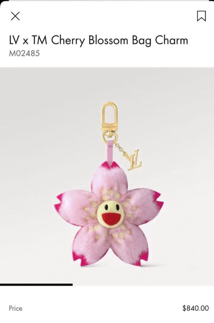 🔥lv钥匙扣 大号包包挂件,Louis Vuitton 路易威登 樱花🌸 LV X TM CHERRY BLOSSOM 🔥lv钥匙扣 大号包包挂件,Louis Vuitton 路易威登 樱花🌸 LV X TM CHERRY BLOSSOM