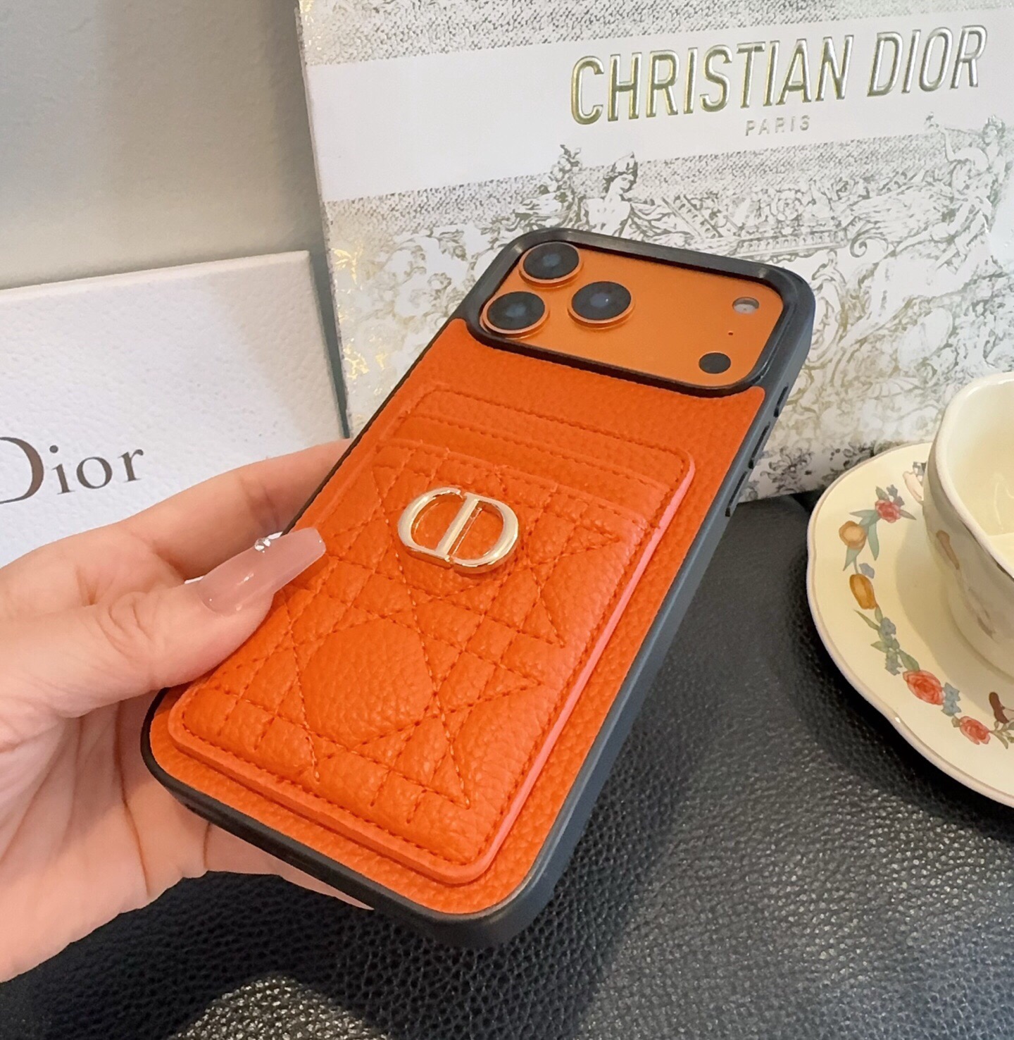 🔥Dior迪奥插卡手机壳 全包手机壳 型号：为了不出现报错型号，请打开本机查看手机设置显示的型号⚠️⚠️⚠️ iPhon