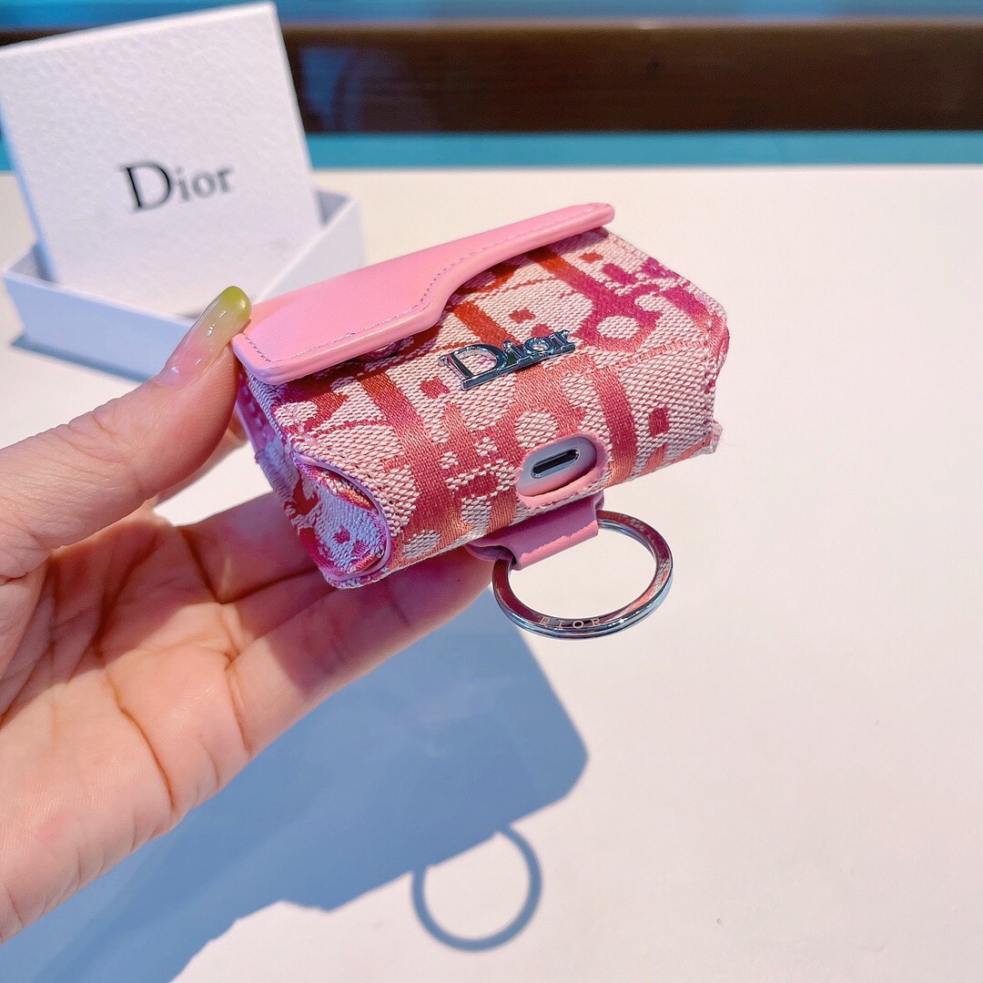 🔥Dior官网款耳机包，迪奥拼色耳机包，原版五金，一个尺寸73mm*68mm*35mm，适用任何尺寸蓝牙耳机 ，包挂件，