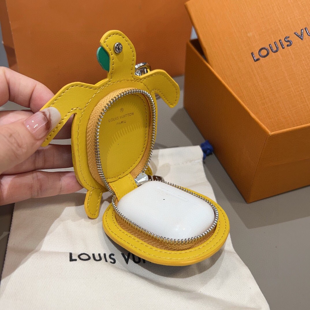 🔥官网新品M01471Louis Vuitton 路易威登海龟🐢乌龟包钥匙扣挂件 LV蓝牙耳机包 Turtle Pouc