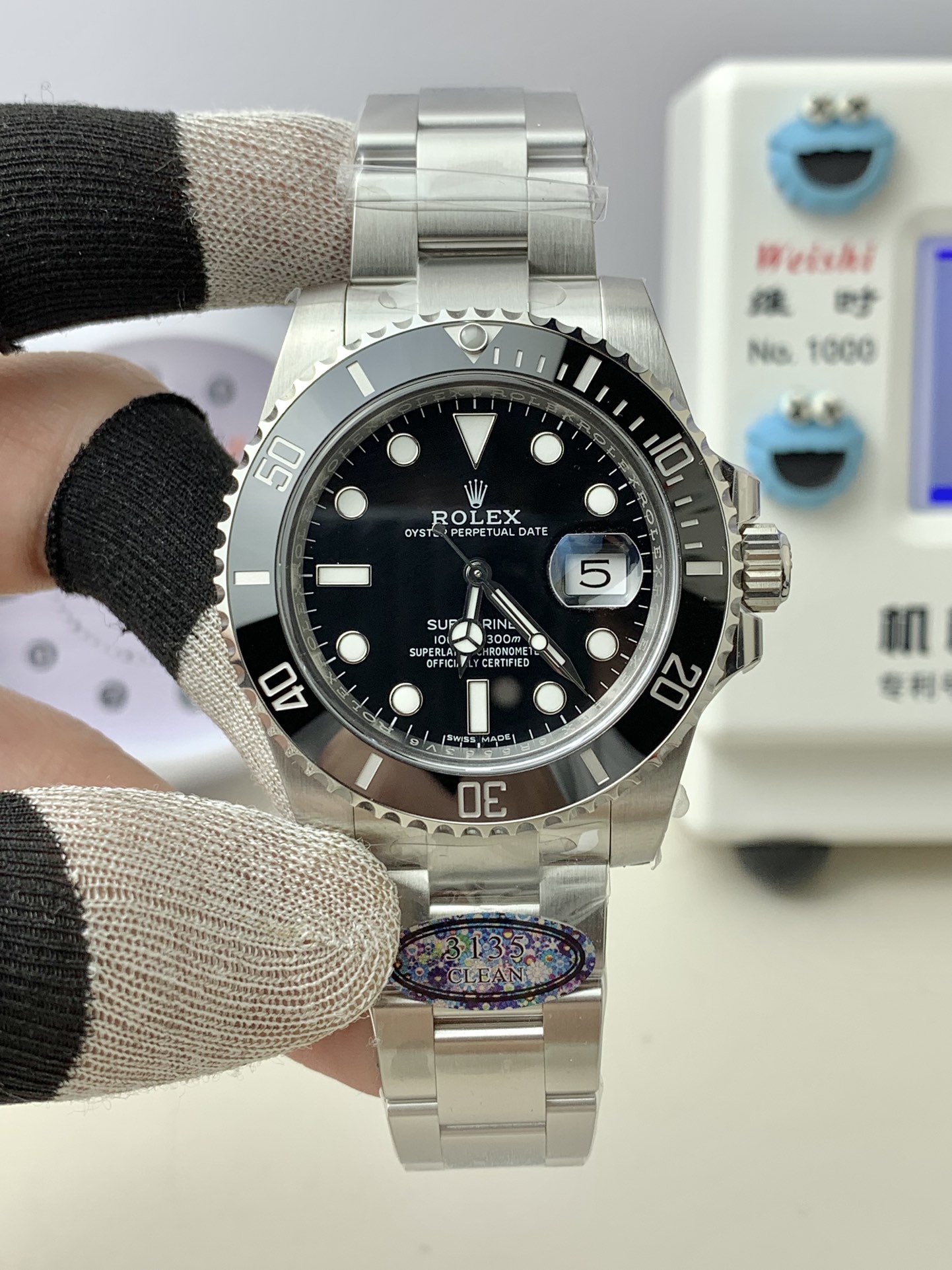 NO:156810,Clean Factory 40mm Black Water Ghost movement!  !  ,christian louboutin19860909Clean厂 40mm黑水鬼 机芯！！,,christian louboutin,Watch