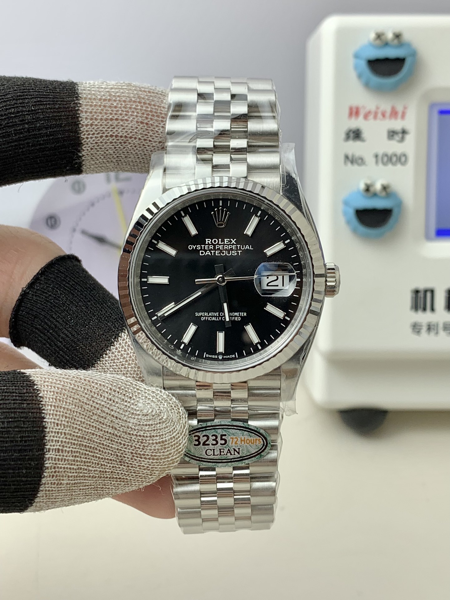 NO:156814,Clean Factory 36mm black disc log movement!  !  ,christian louboutin19860909Clean厂 36mm黑盘日志 机芯！！,,christian louboutin,Watch