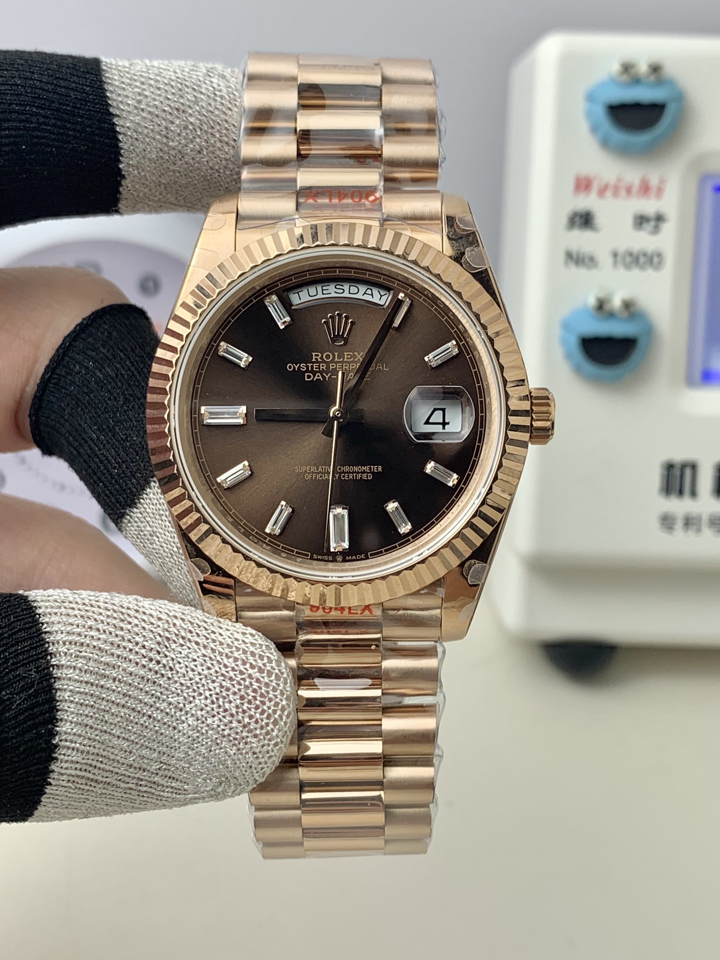 NO:391589,GM v3 counterweight rose gold dd 2836 movement!  !  ,19860909GM v3配重玫瑰金dd 2836机芯！！,,Watch