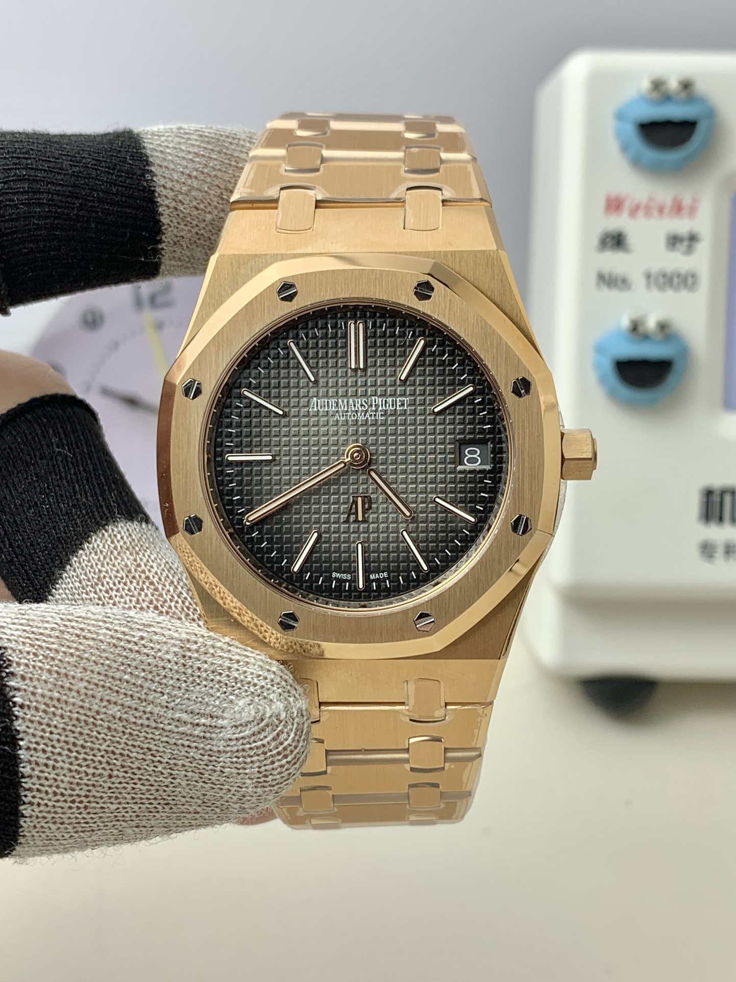 NO:391545,ZF Audemars Piguet Steel King 16202 Rose Gold,,audemars19860909ZF 爱彼钢王 16202玫瑰金,,audemars,Watch