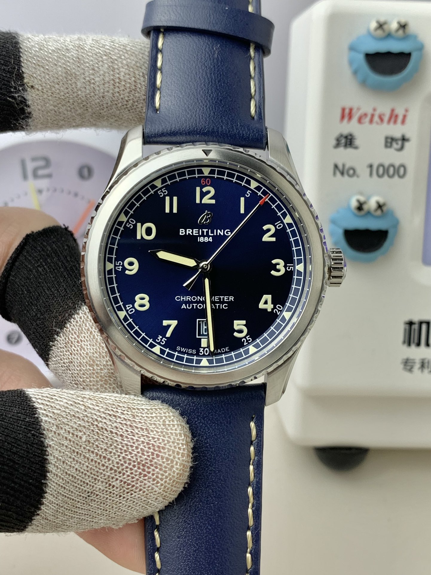 NO:156800,TF Breitling Legend Aviation Series Automatic Machinery 41mm Belt Edition, Tom ford, breitling19860909TF 百年灵传奇航空系列 自动机械41mm 皮带版,,tom ford,breitling,Watch