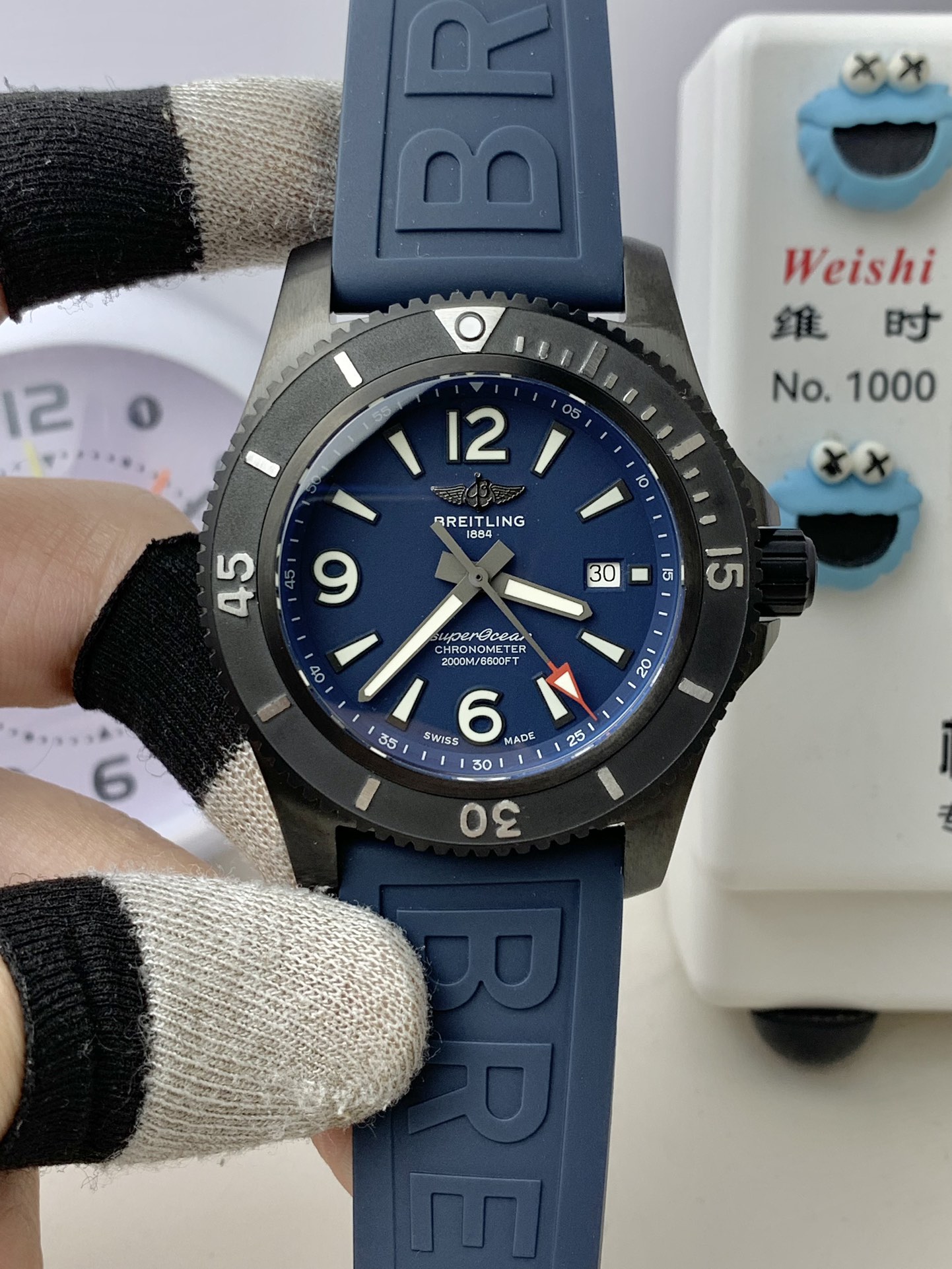 NO:156777,TF Super Marine SUEROCEAN Series Black Steel Special Edition 46mm Watch, Tom ford19860909TF 超级海洋SUEROCEAN系列 黑钢特别版46mm腕表,,tom ford,Watch