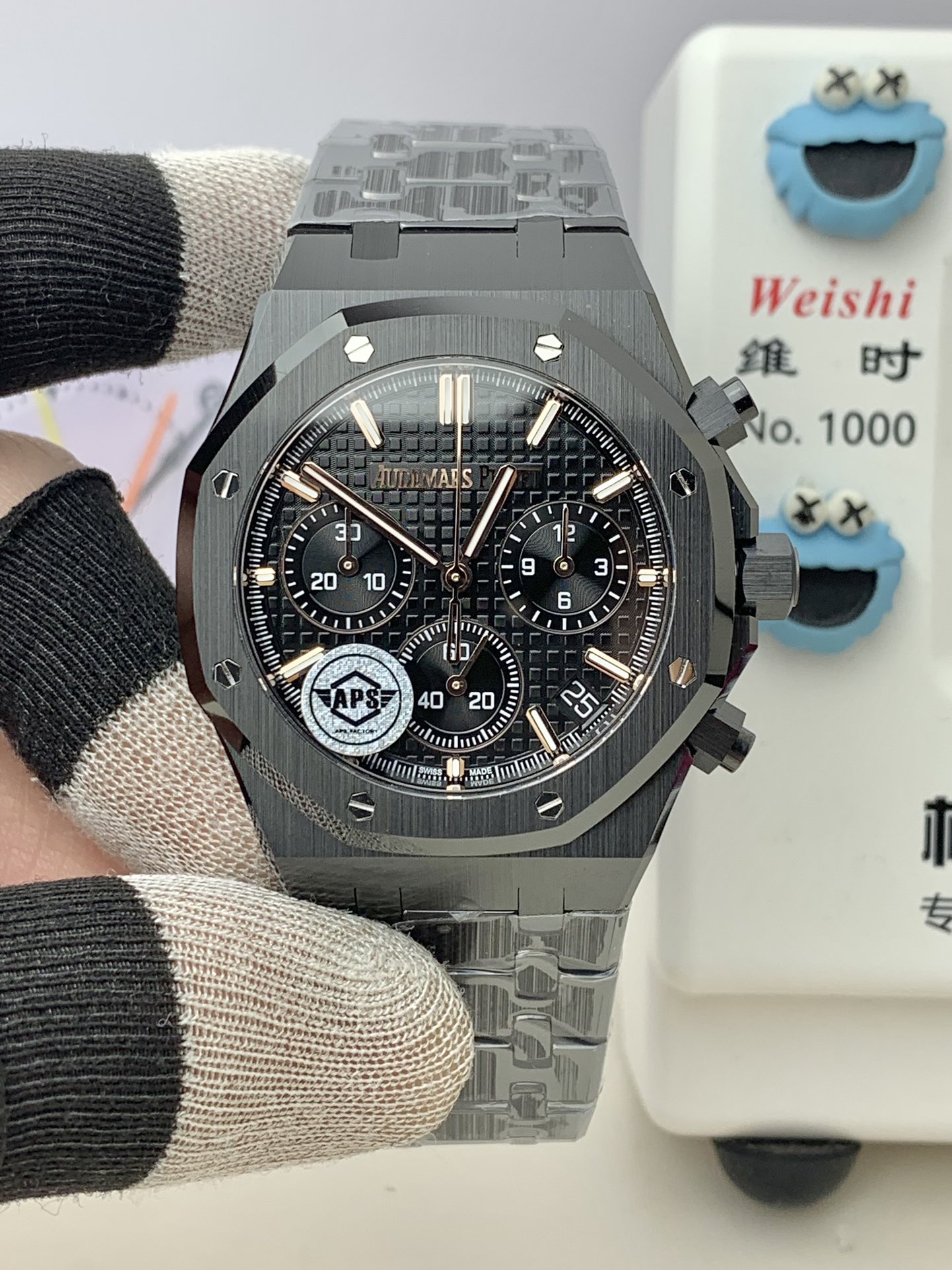 NO:391562,AS Audemars Royal Oak 26240 Black Ceramics,,audemars19860909AS 爱彼皇家橡树 26240 黑陶瓷,,audemars,Watch
