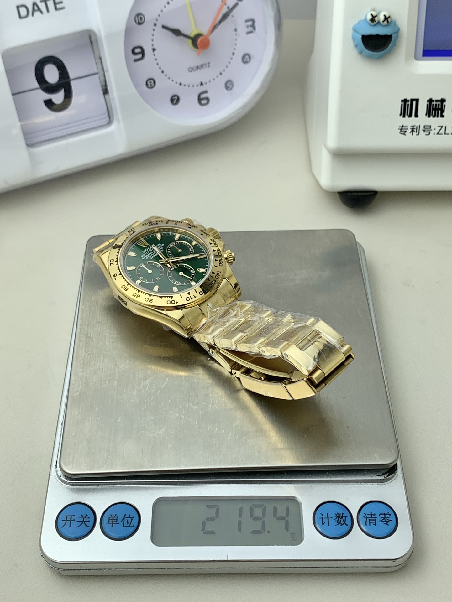 ZF 配重版 绿金迪 4130机芯！！220克
