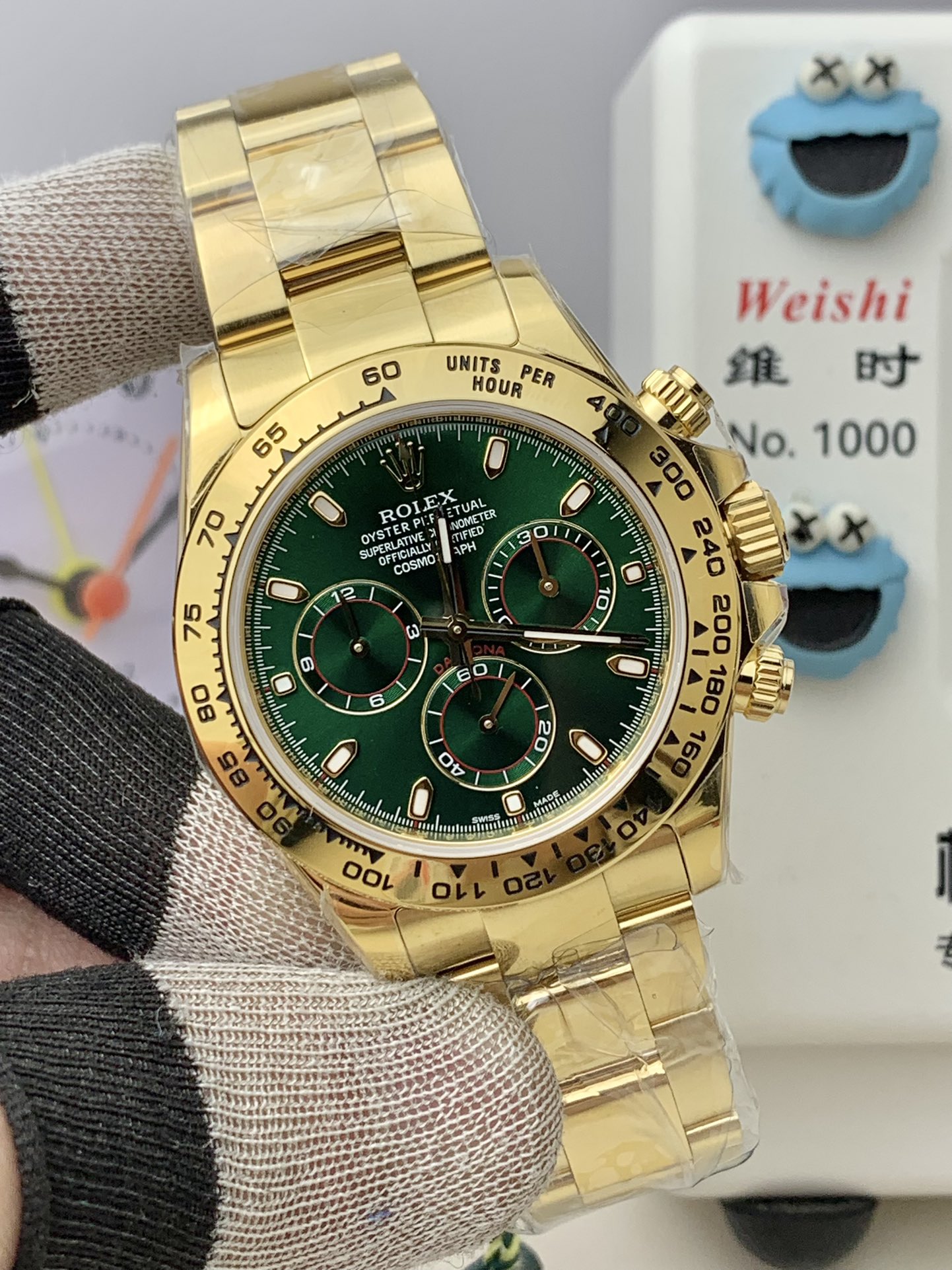 ZF 配重版 绿金迪 4130机芯！！220克