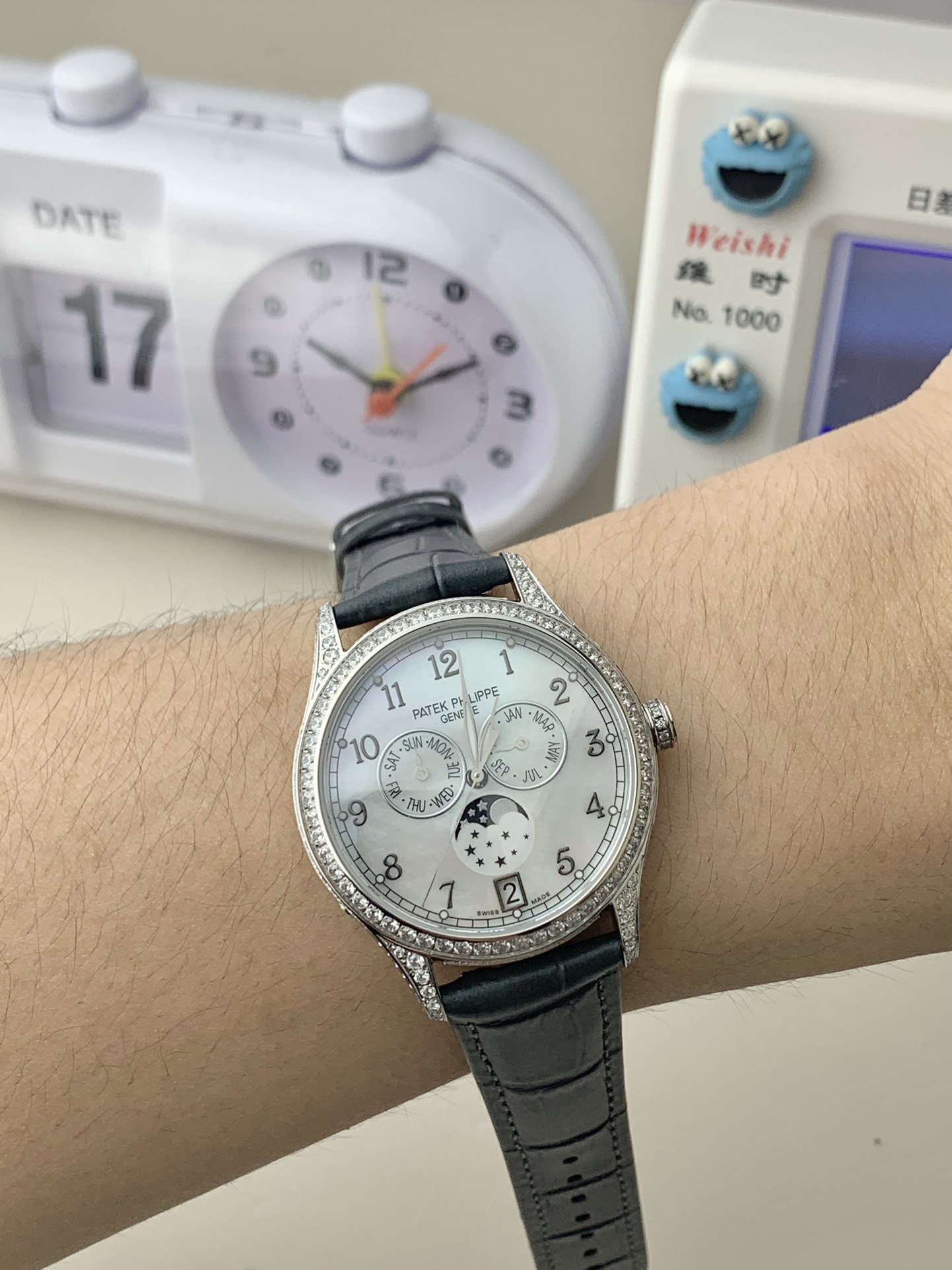 파텍필립 컴플리케이션 애뉴얼 캘린더 자동 시계 38MM4948 G 이미지 6