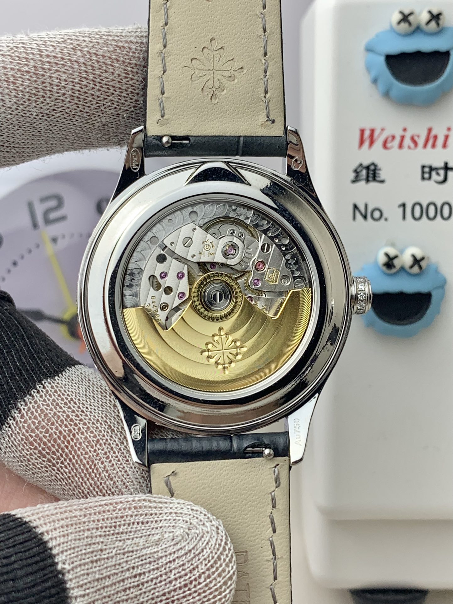 파텍필립 컴플리케이션 애뉴얼 캘린더 자동 시계 38MM4948 G 이미지 4