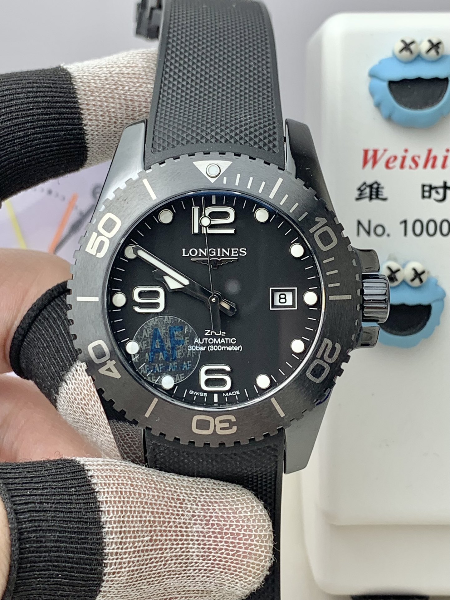 NO:158778,NSAF new model Longines Concas Ceramics 43mm!  !  , longines19860909NSAF 新款 浪琴康卡斯陶瓷 43mm！！,,longines,Watch