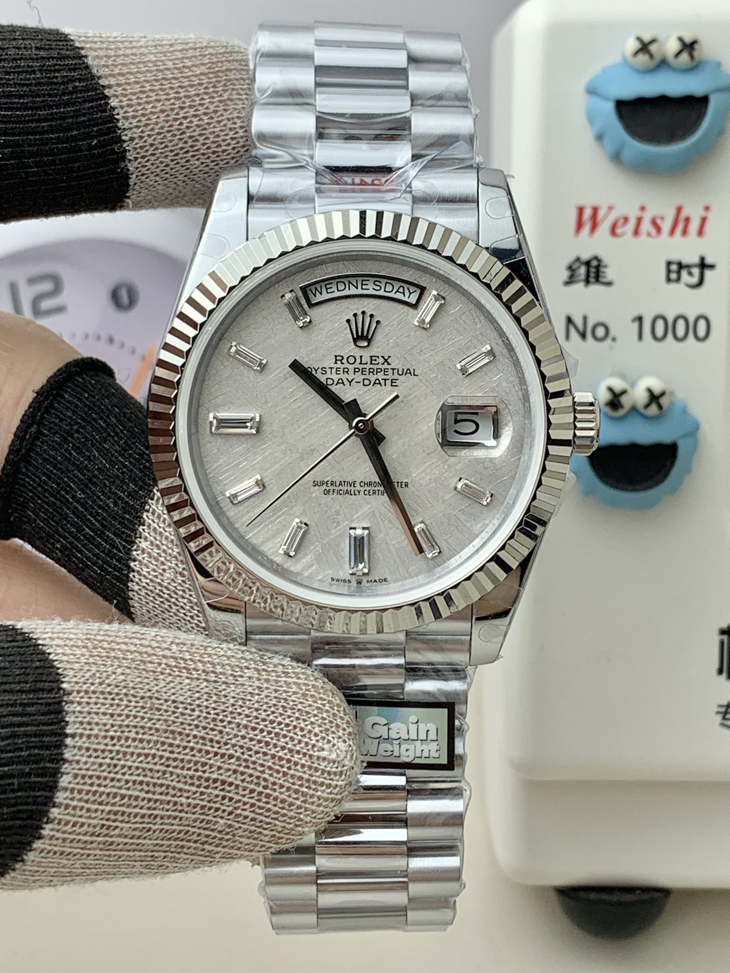 NO:158800,QF Counterweight 40mm True Meteorite Disc DD Log!  !  ,19860909QF 配重 40mm 真陨石盘面DD日志！！,,Watch