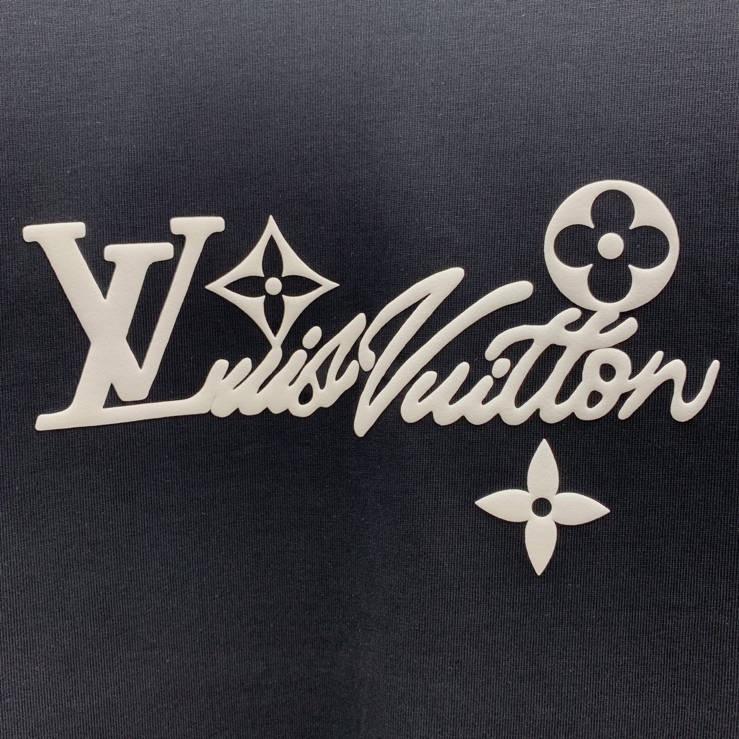 P 路易威登 LV . 🔥🔥高端定制 2025秋冬新款首发专柜最新款长袖打底单穿400克纯棉重工凹凸图案