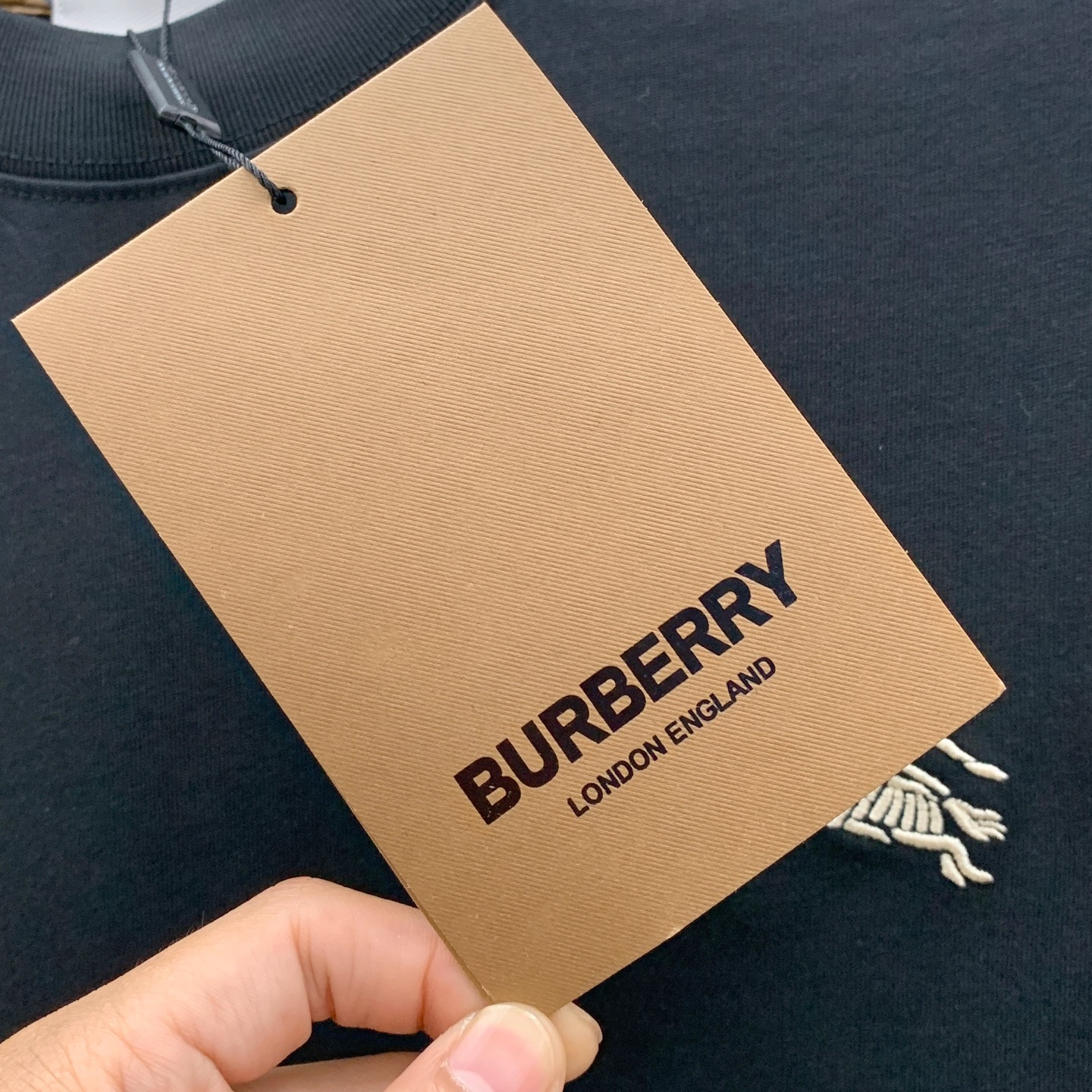 P巴宝莉25ss秋季【新品】新款贸易订单圆领长袖打底衫长袖T恤网红款！上身舒适透气，不僵硬，整体有着丰富