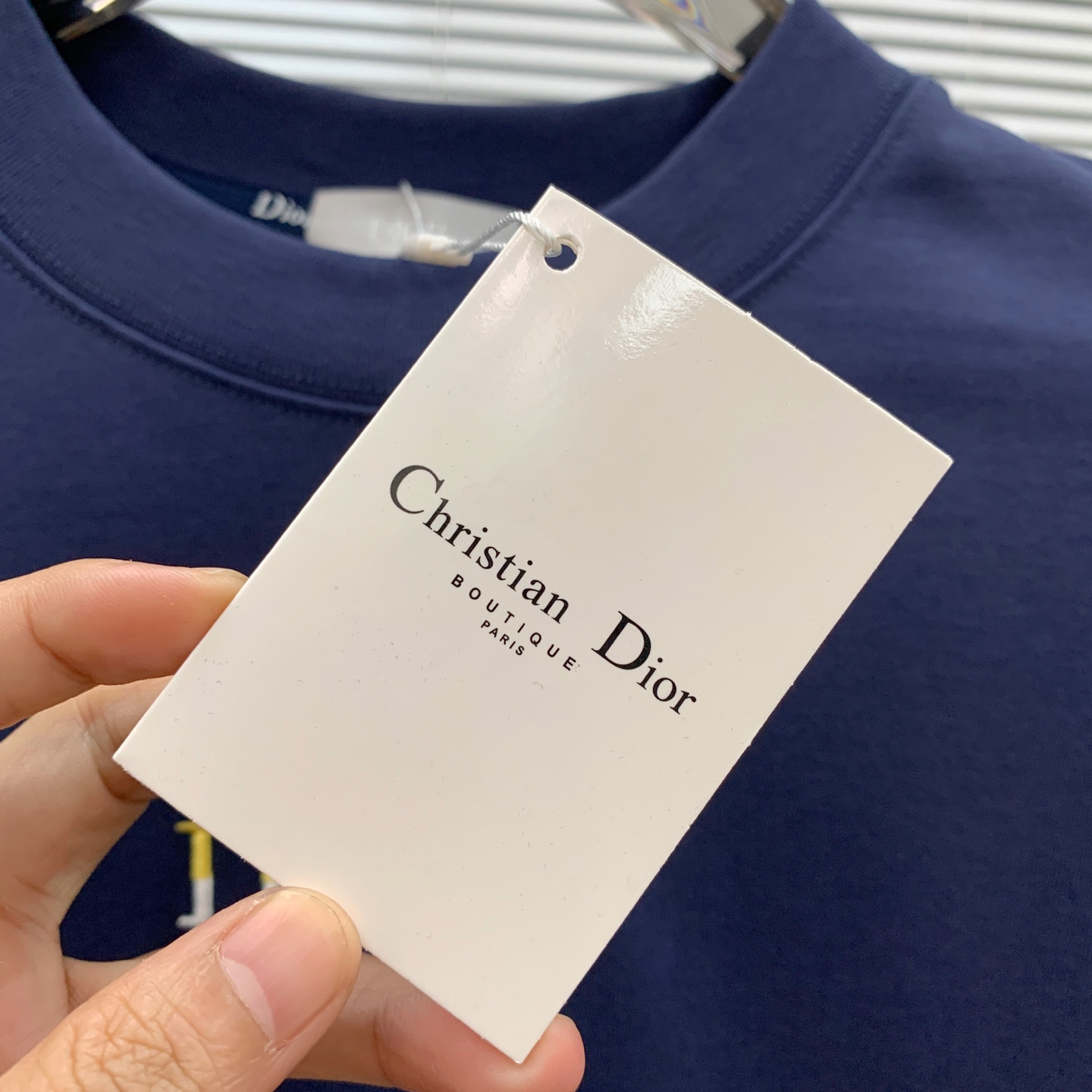 P迪奥25ss秋季【新品】新款贸易订单圆领长袖打底衫长袖T恤网红款！上身舒适透气，不僵硬，整体有着丰富的