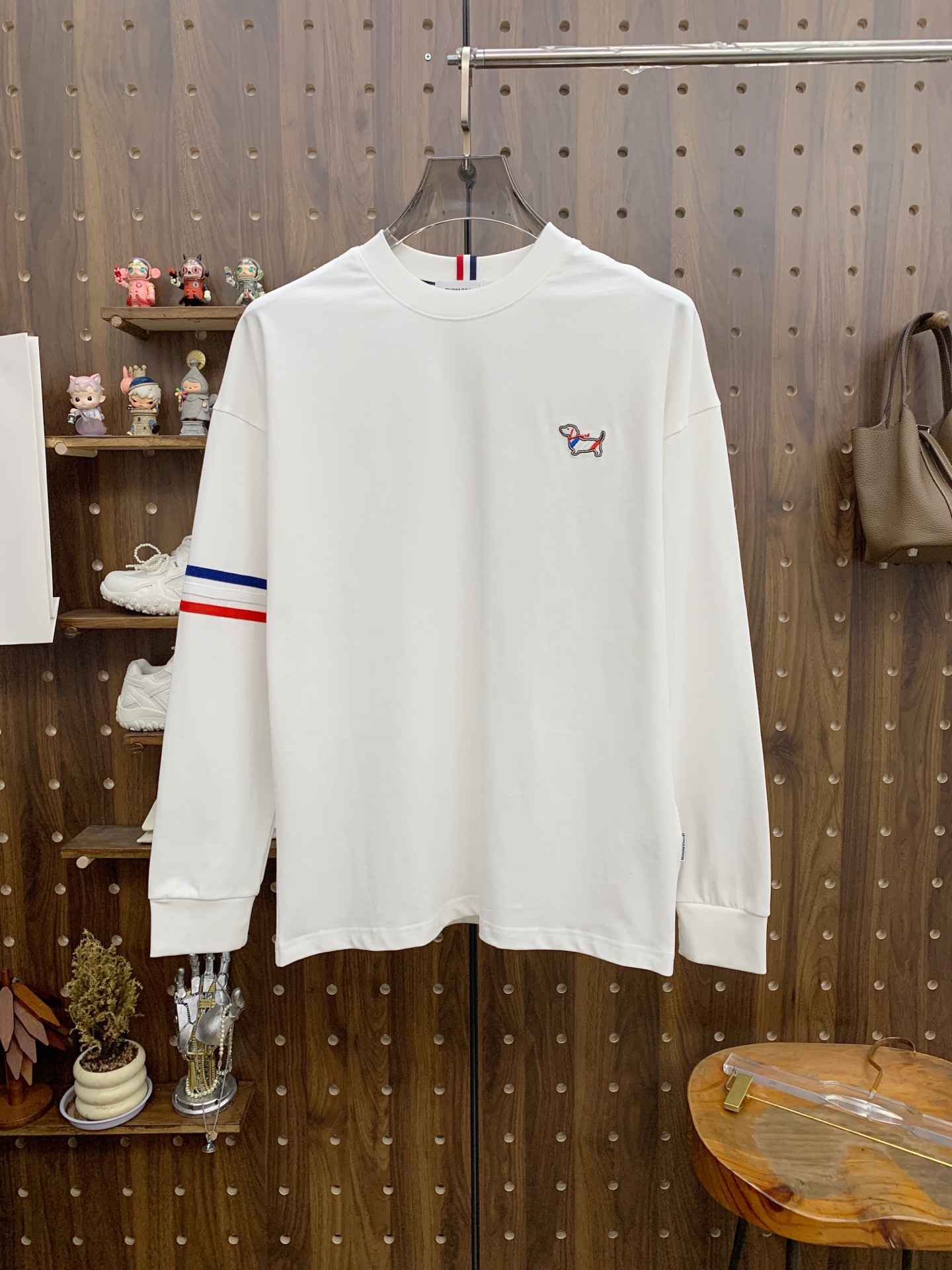 PTB 25ss秋季【新品】新款贸易订单圆领长袖打底衫长袖T恤网红款！上身舒适透气，不僵硬，整体有着丰富