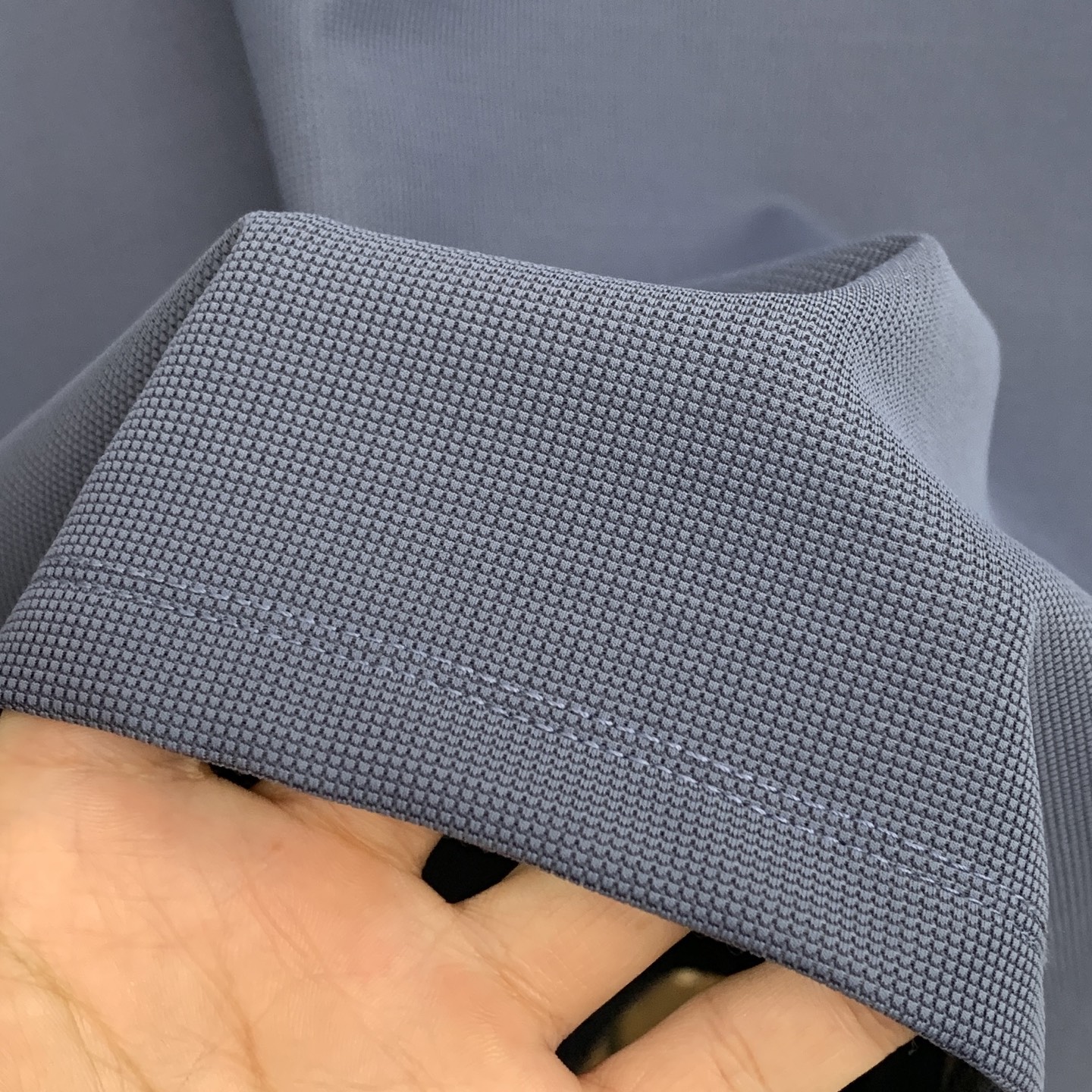 🌾P普拉达秋冬25SS【新品】新款长袖翻领T恤Polo，最高版本客供定制高端朱地面料简单时尚款，拼色螺纹