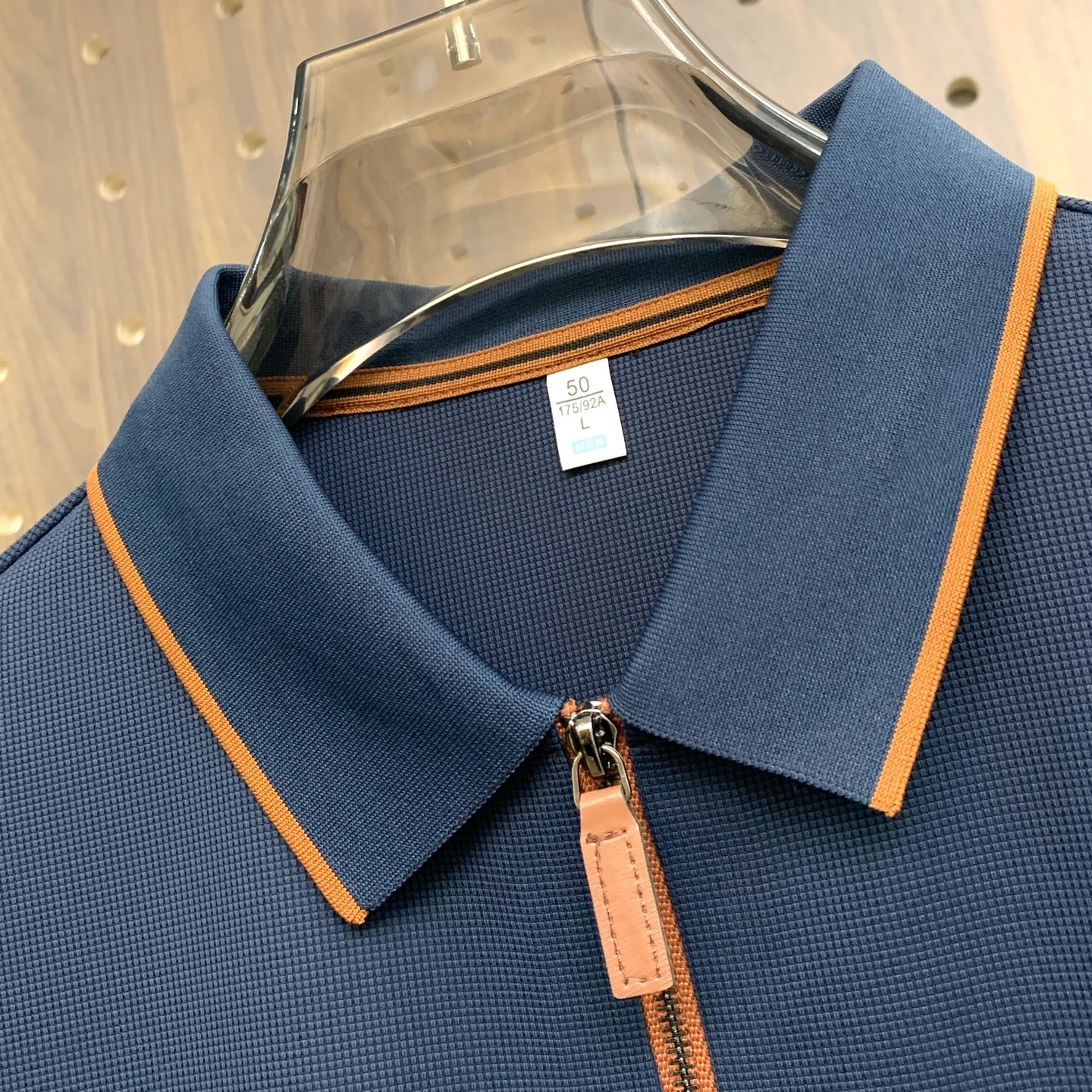🌾PLV秋冬25SS【新品】新款长袖翻领T恤Polo，最高版本客供定制高端朱地面料简单时尚款，拼色螺纹超