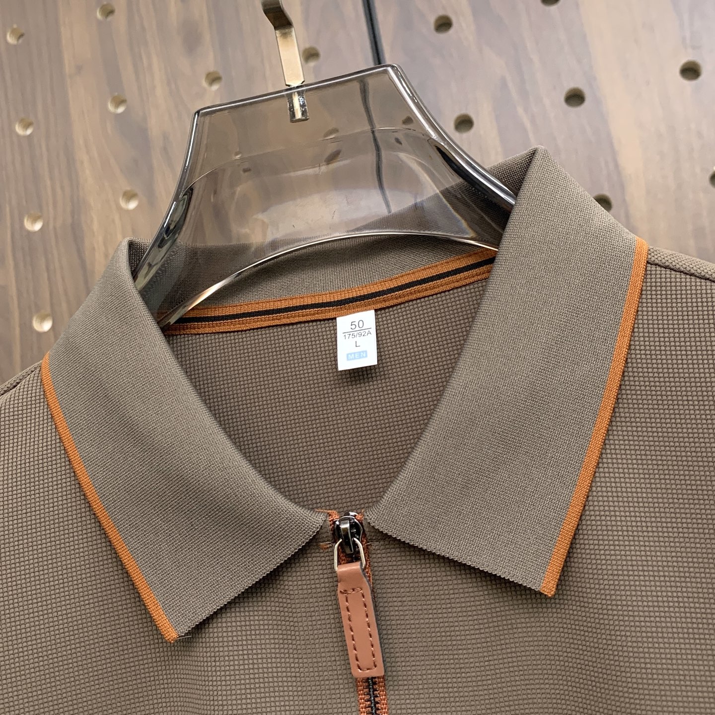 🌾PLV秋冬25SS【新品】新款长袖翻领T恤Polo，最高版本客供定制高端朱地面料简单时尚款，拼色螺纹超