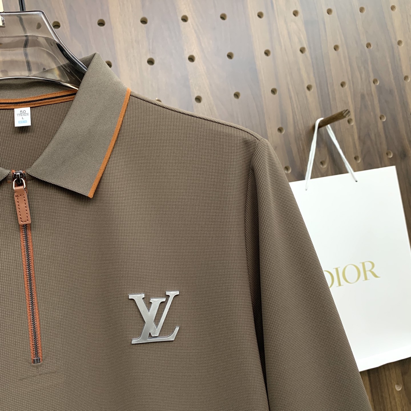 🌾PLV秋冬25SS【新品】新款长袖翻领T恤Polo，最高版本客供定制高端朱地面料简单时尚款，拼色螺纹超