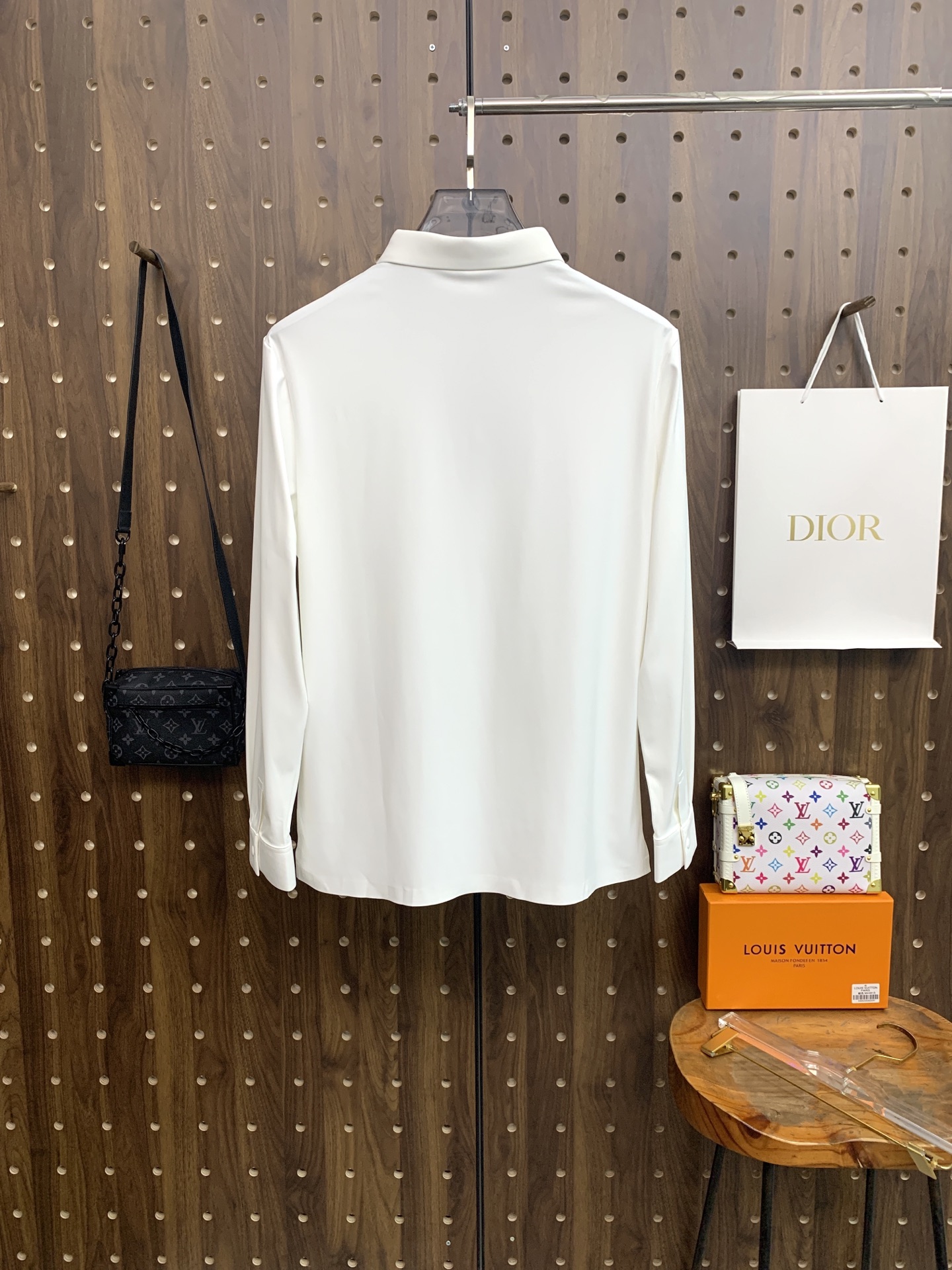 🌾P巴宝莉秋冬25SS【新品】新款长袖翻领T恤Polo，最高版本客供定制高端朱地面料简单时尚款，拼色螺纹