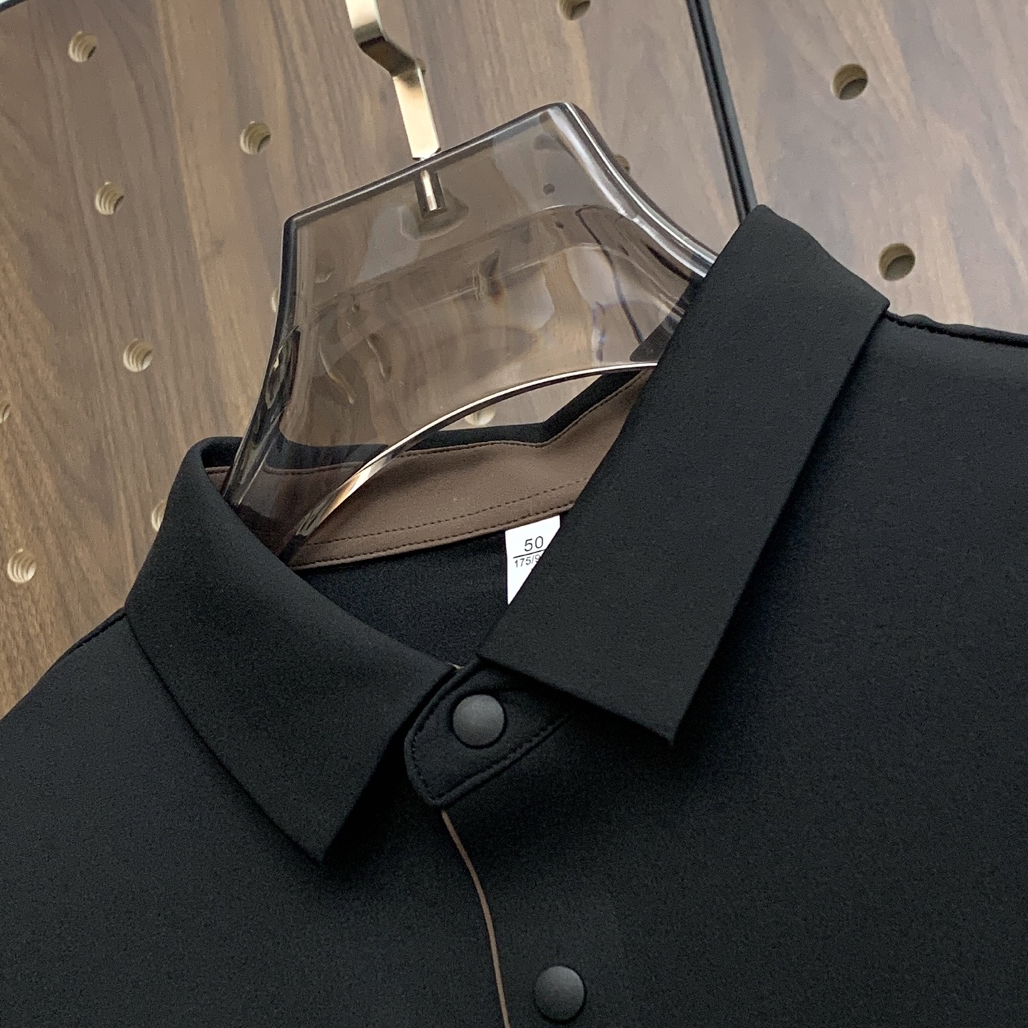 🌾P保罗秋冬25SS【新品】新款长袖翻领T恤Polo，最高版本客供定制高端朱地面料简单时尚款，拼色螺纹超