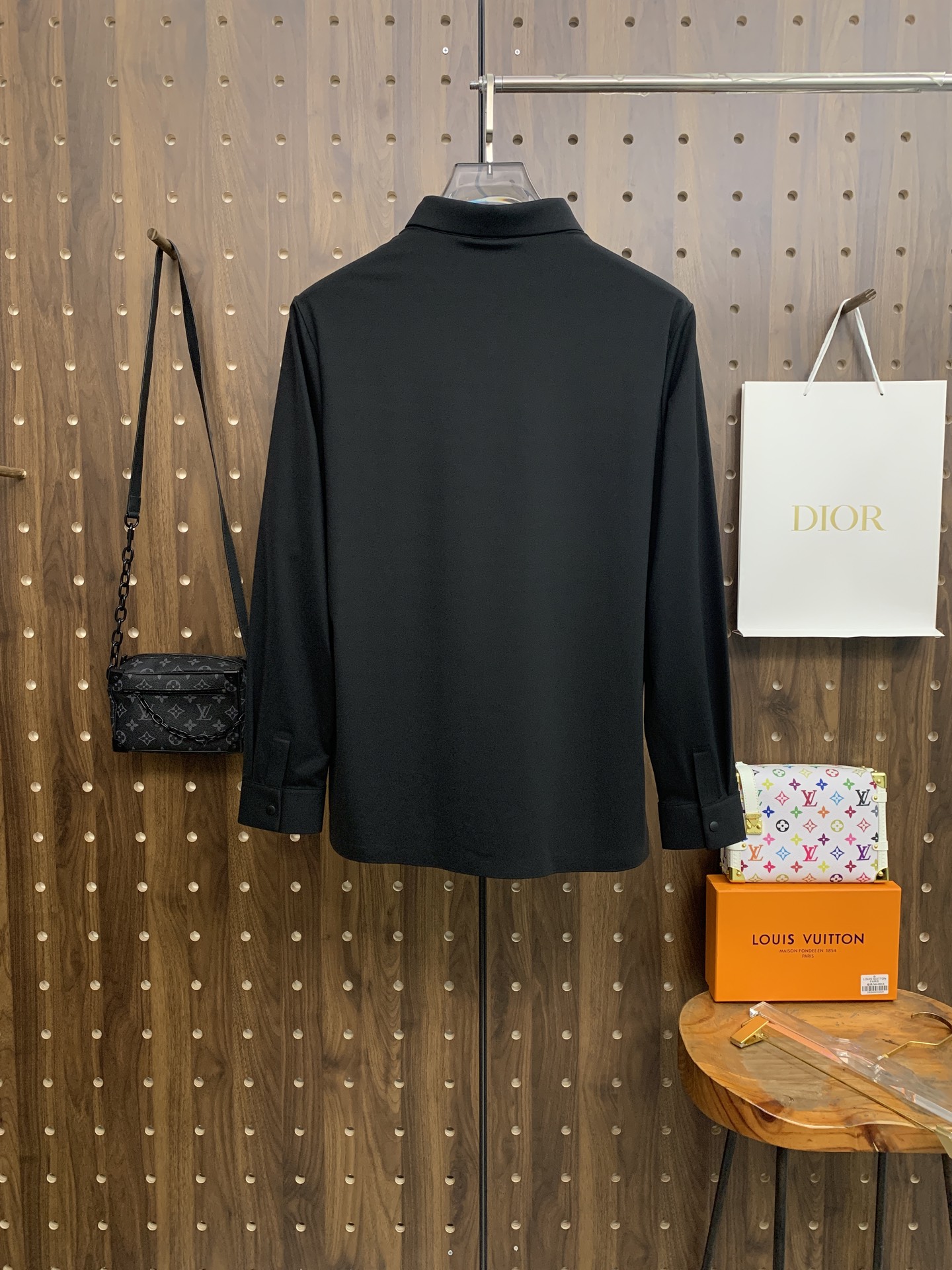 🌾P保罗秋冬25SS【新品】新款长袖翻领T恤Polo，最高版本客供定制高端朱地面料简单时尚款，拼色螺纹超