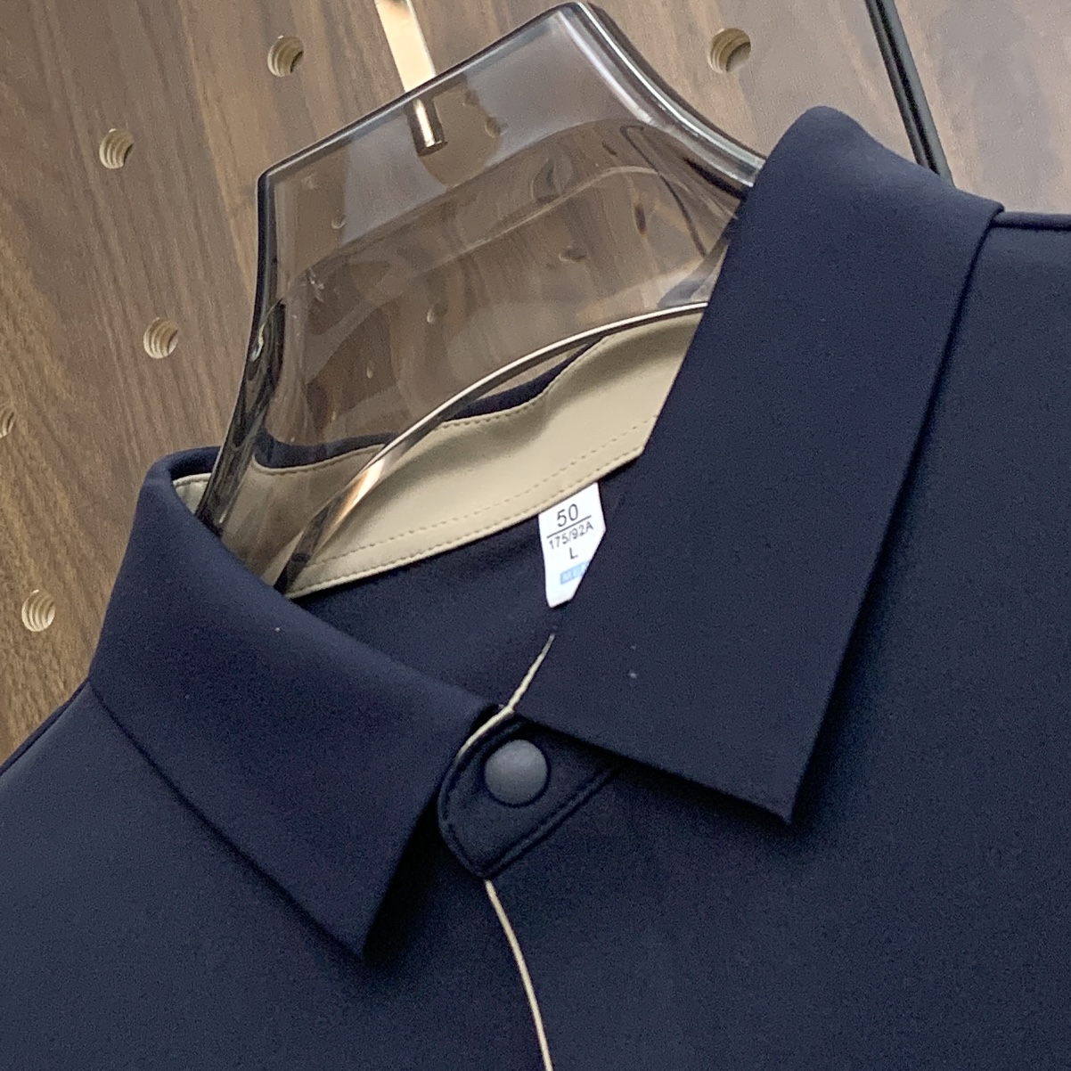 🌾P保罗秋冬25SS【新品】新款长袖翻领T恤Polo，最高版本客供定制高端朱地面料简单时尚款，拼色螺纹超