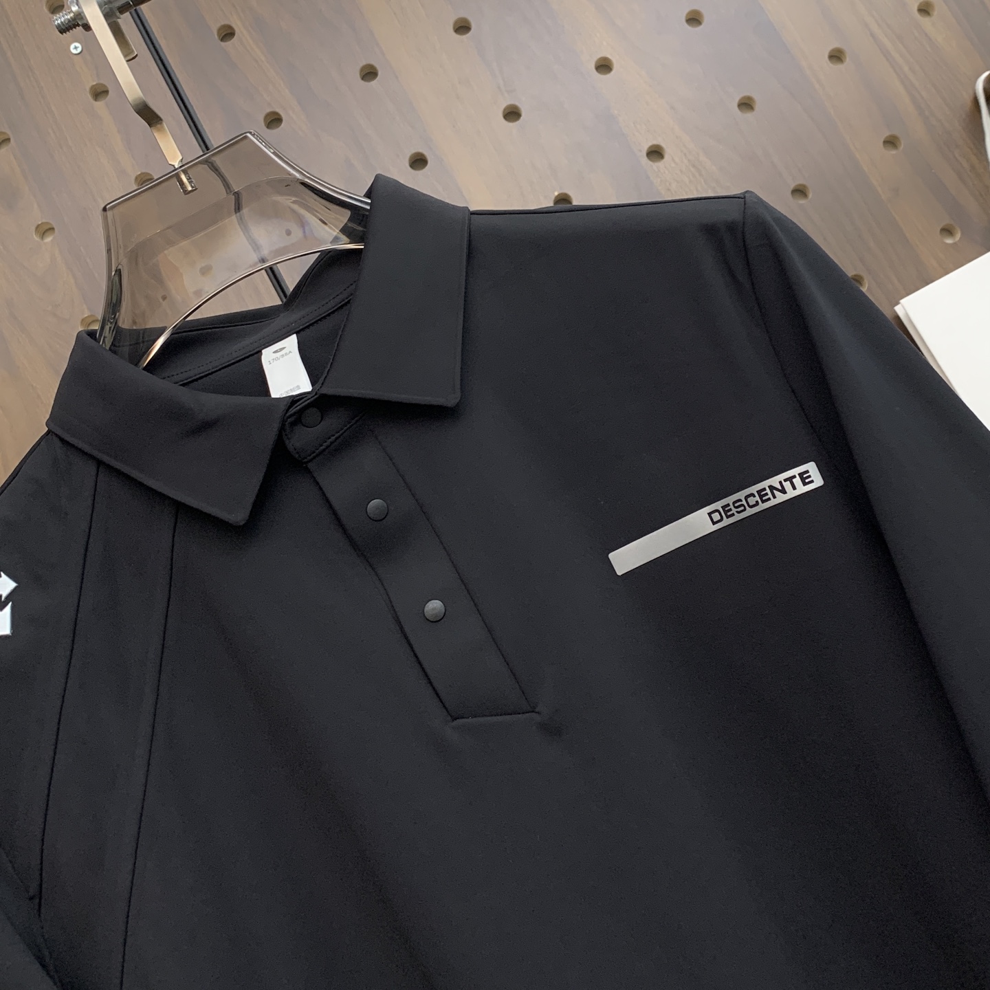 🌾P迪桑特秋冬25SS【新品】新款长袖翻领T恤Polo，最高版本客供定制高端朱地面料简单时尚款，拼色螺纹