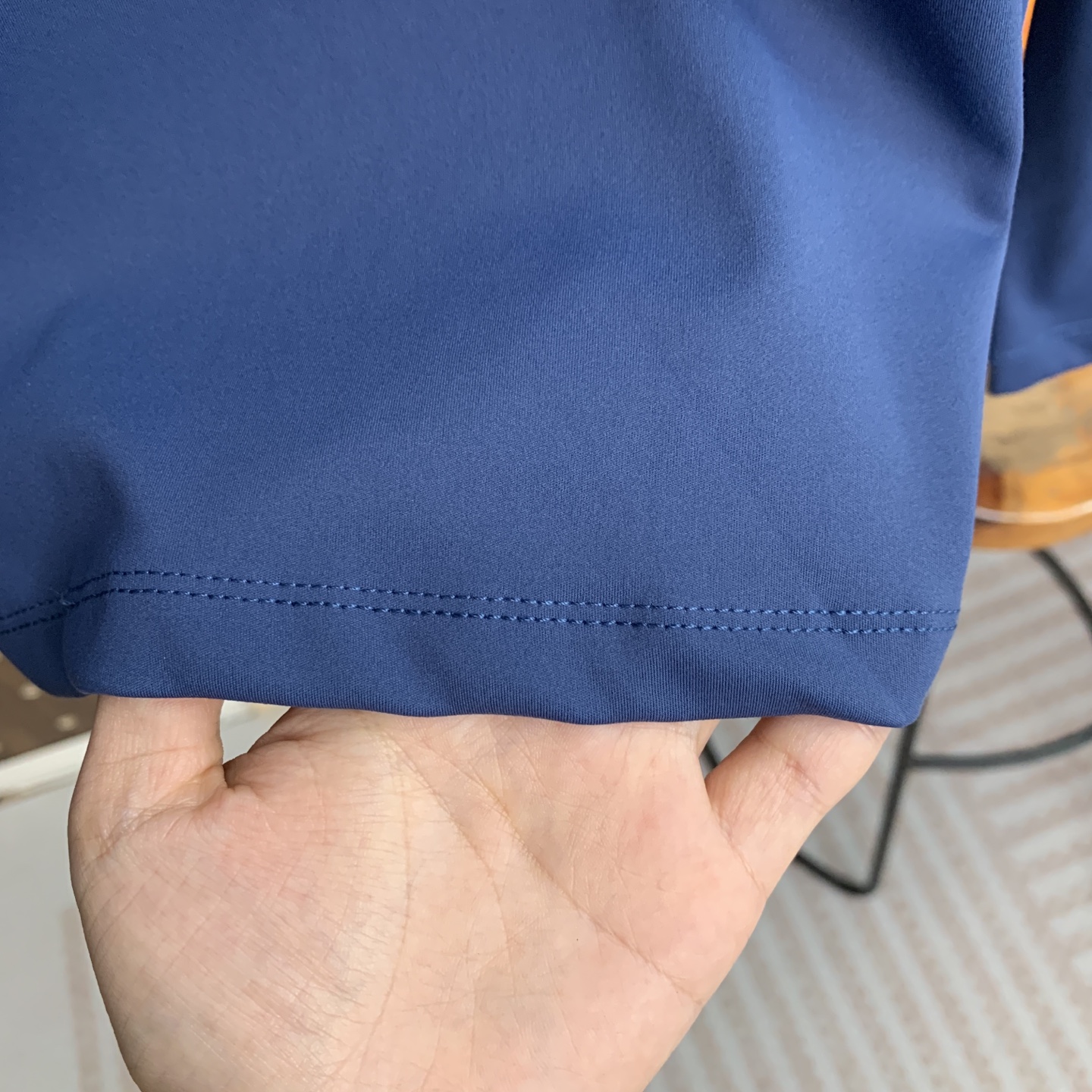 🌾P迪桑特秋冬25SS【新品】新款长袖翻领T恤Polo，最高版本客供定制高端朱地面料简单时尚款，拼色螺纹