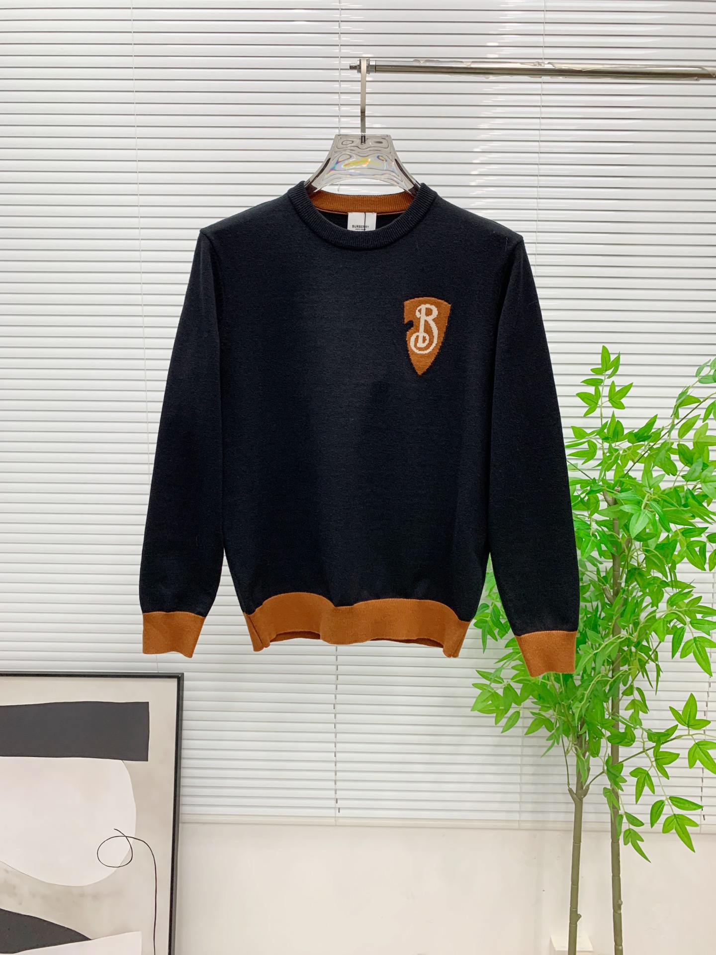 P巴宝莉25ss秋冬【新品】毛衣专供狠货，进口原版科技羊毛精纺！精细针织一体，色彩混织纯手工技艺呈现 档