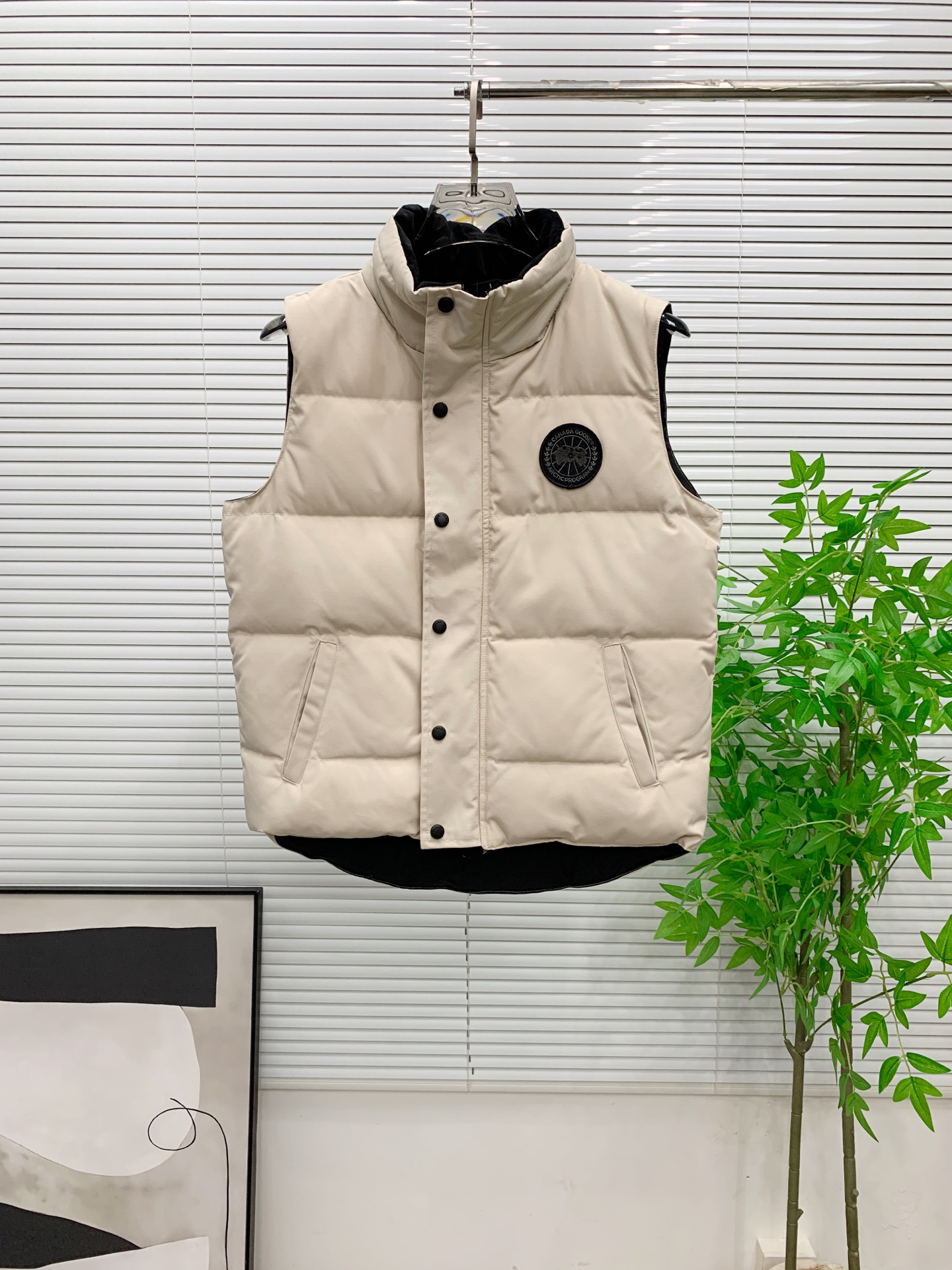 PCanada Goose加拿大鹅男女同款羽绒马甲➖ 正品同步防伪芯片感应！➖ 进口百灵达绣花机定制万针