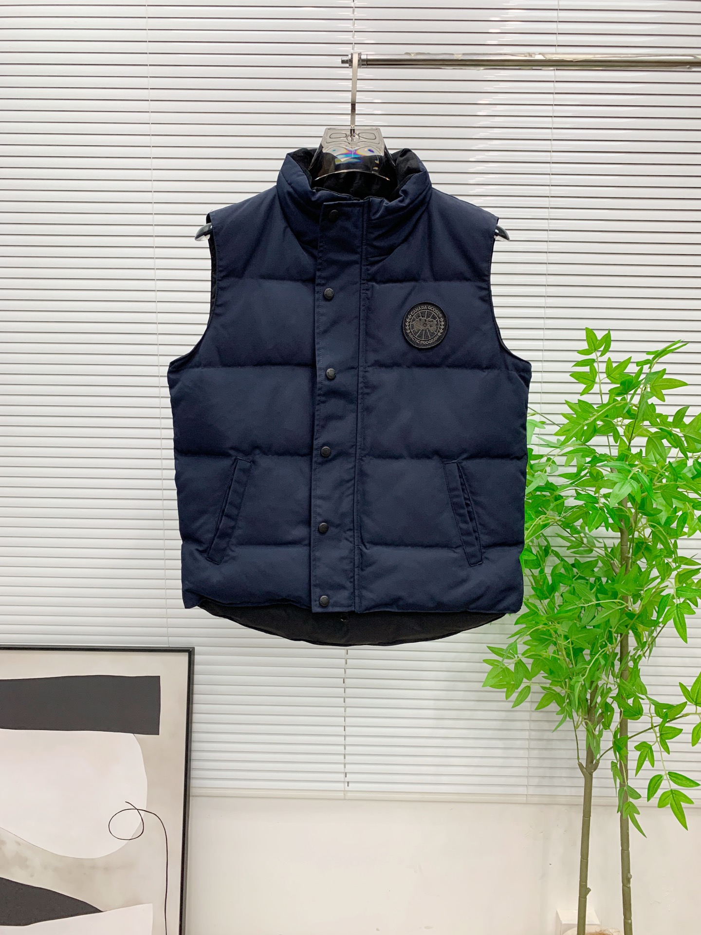 PCanada Goose加拿大鹅男女同款羽绒马甲➖ 正品同步防伪芯片感应！➖ 进口百灵达绣花机定制万针