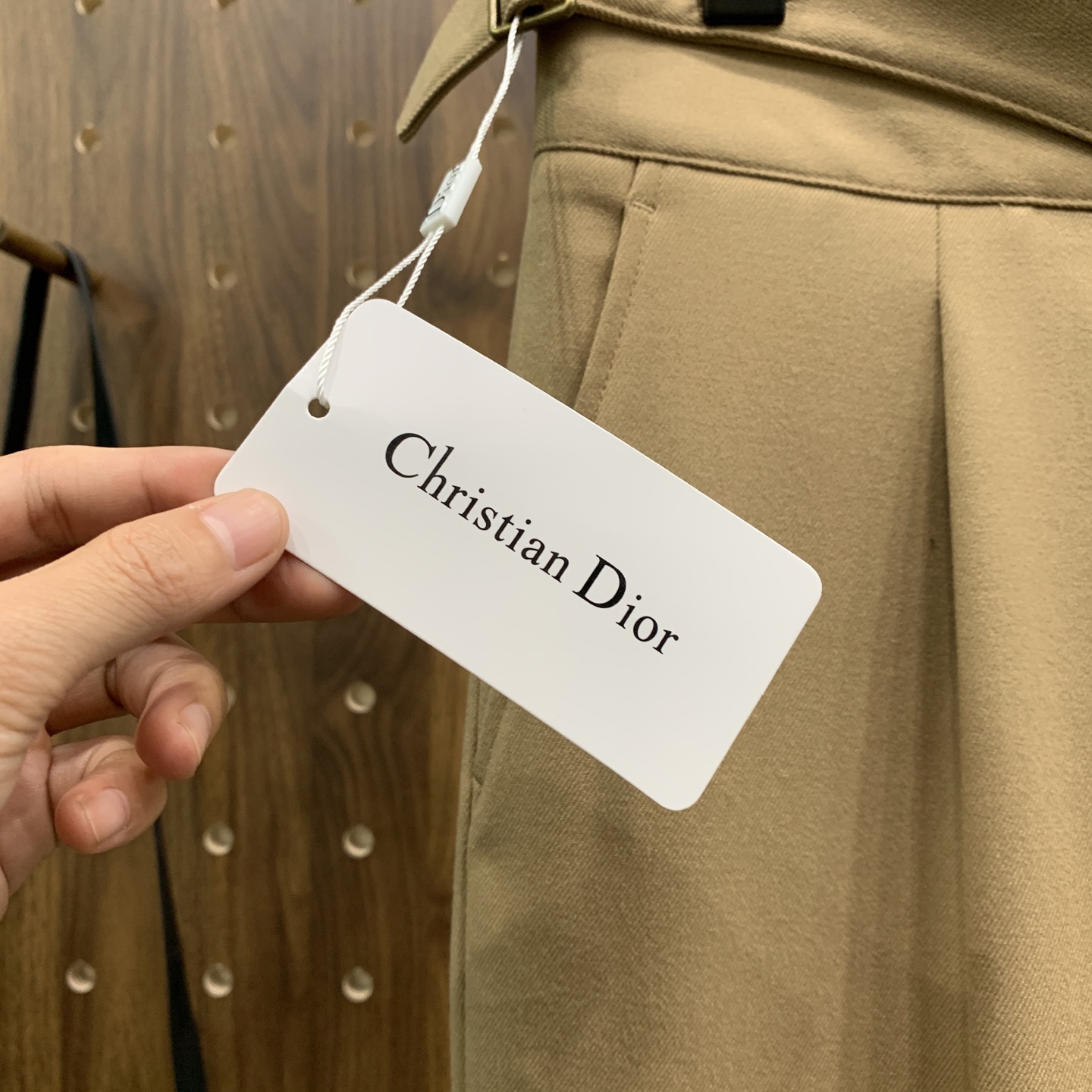 P迪奥🔥🔥毛呢西裤2025ss秋冬【新品】官网同步有售，男士高端商务休闲毛呢西裤，高端进口面料，带弹力，