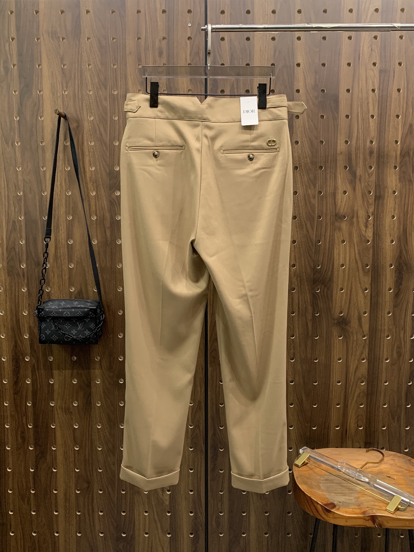 P迪奥🔥🔥毛呢西裤2025ss秋冬【新品】官网同步有售，男士高端商务休闲毛呢西裤，高端进口面料，带弹力，