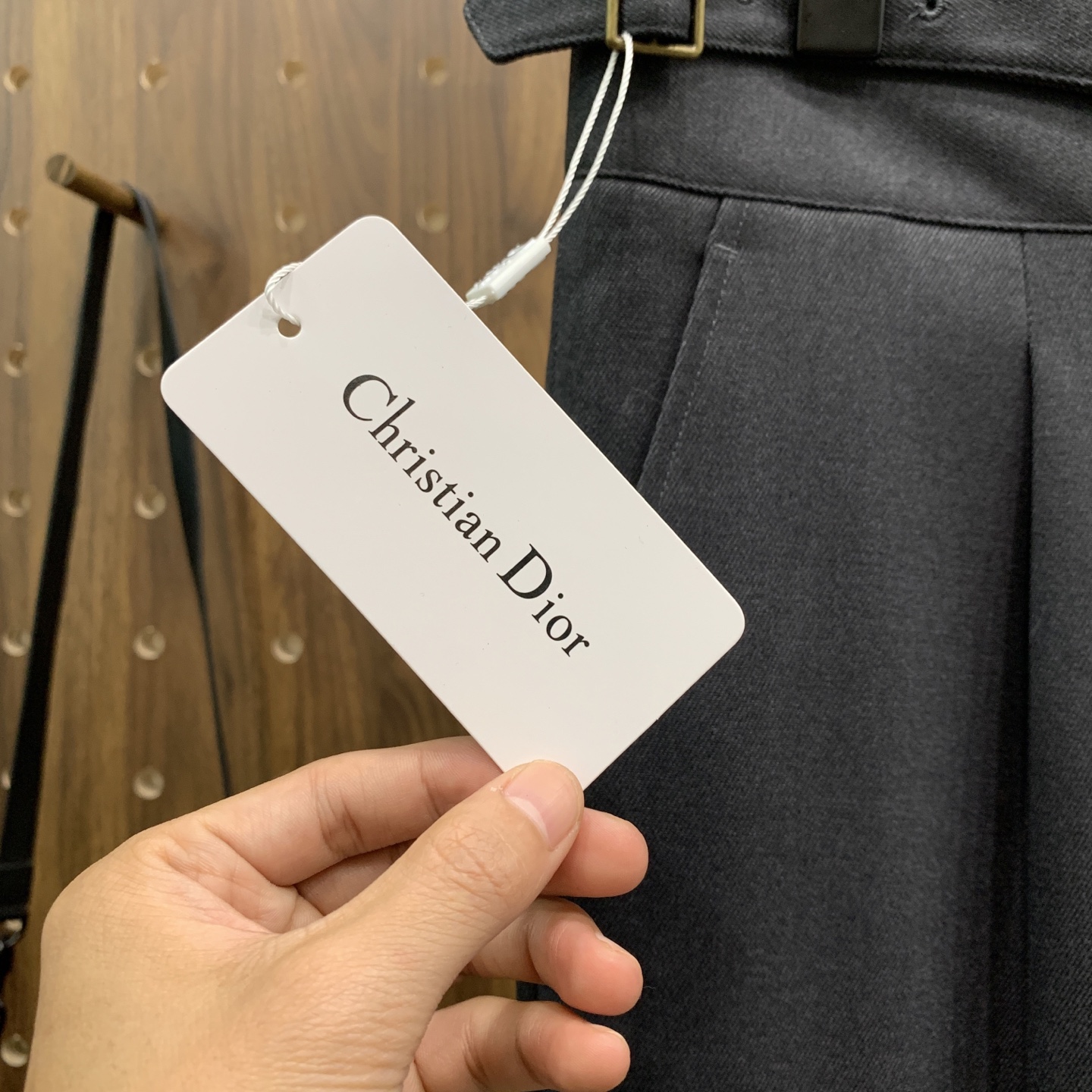 P迪奥🔥🔥毛呢西裤2025ss秋冬【新品】官网同步有售，男士高端商务休闲毛呢西裤，高端进口面料，带弹力，