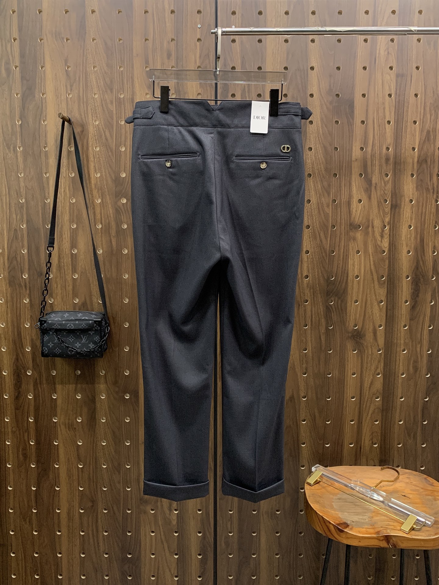 P迪奥🔥🔥毛呢西裤2025ss秋冬【新品】官网同步有售，男士高端商务休闲毛呢西裤，高端进口面料，带弹力，