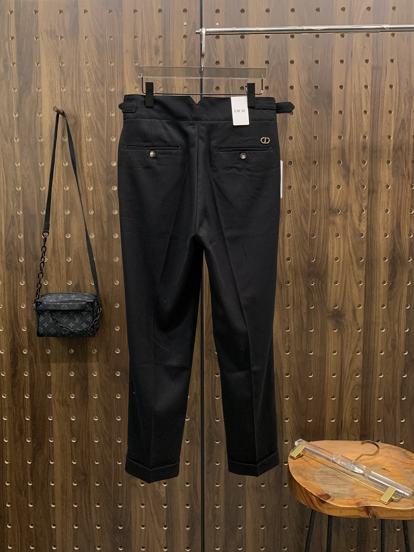 P迪奥🔥🔥毛呢西裤2025ss秋冬【新品】官网同步有售，男士高端商务休闲毛呢西裤，高端进口面料，带弹力，