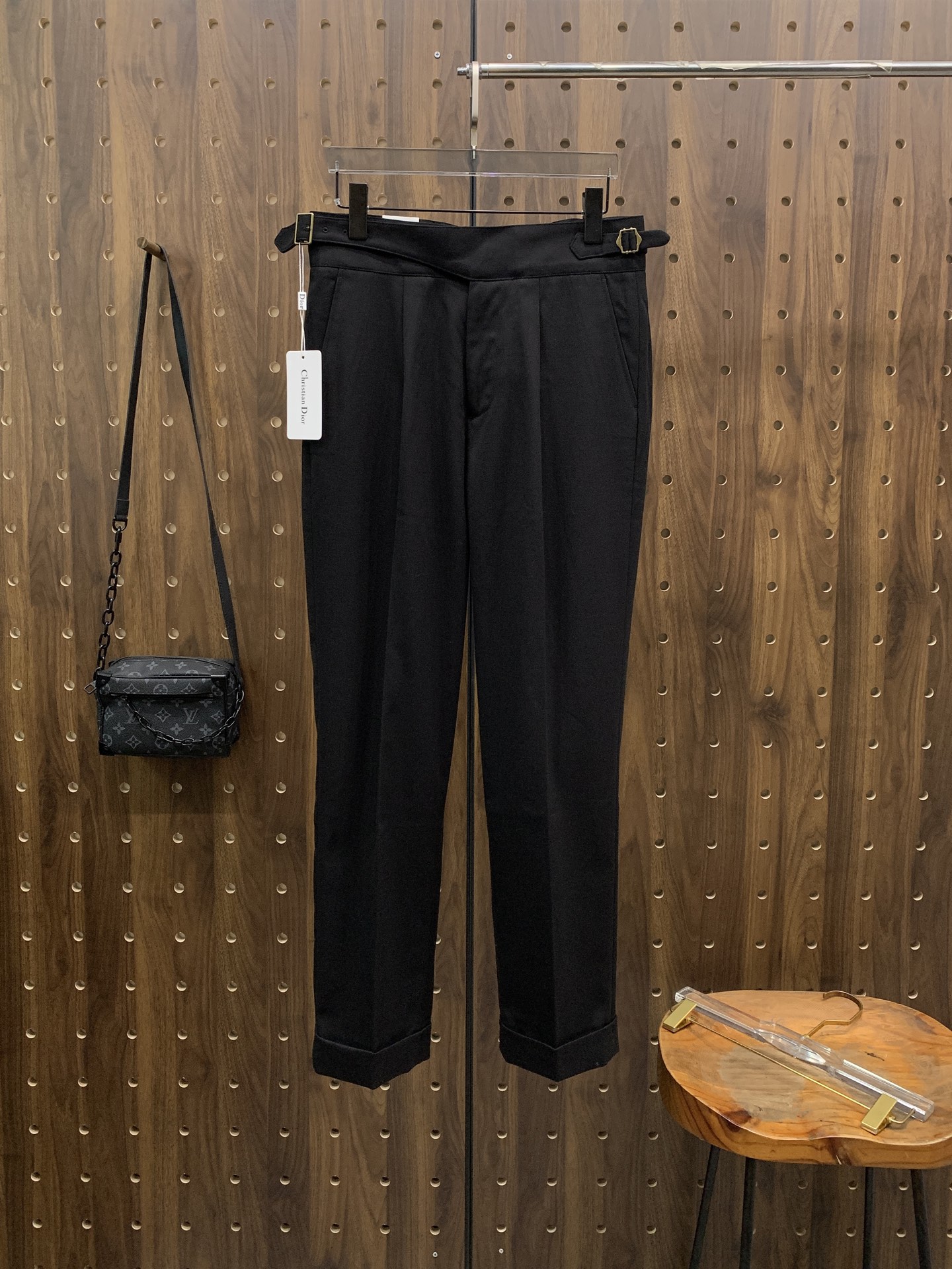 P迪奥🔥🔥毛呢西裤2025ss秋冬【新品】官网同步有售，男士高端商务休闲毛呢西裤，高端进口面料，带弹力，