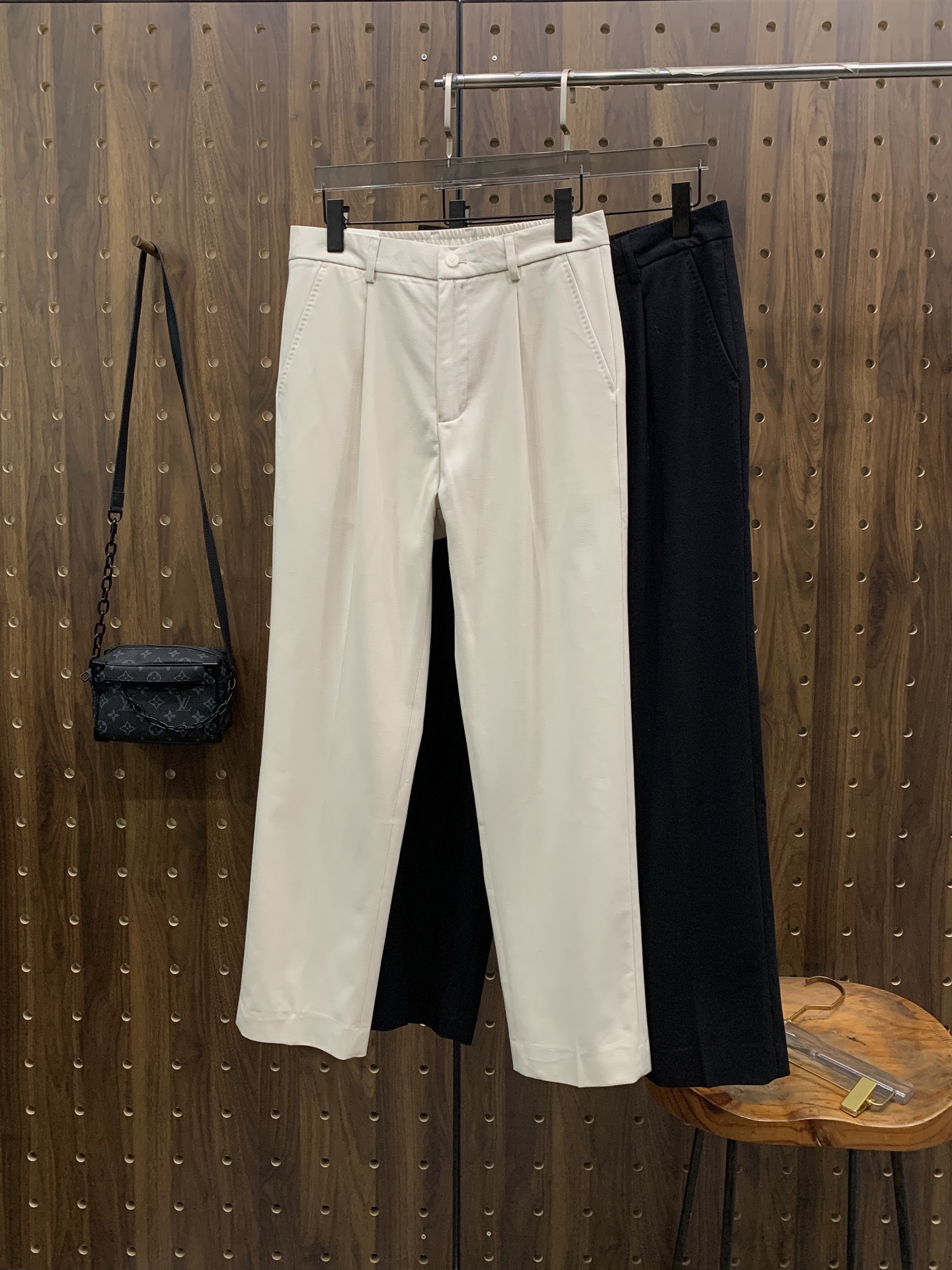 P罗意威🔥🔥毛呢西裤2025ss秋冬【新品】官网同步有售，男士高端商务休闲毛呢西裤，高端进口面料，带弹力