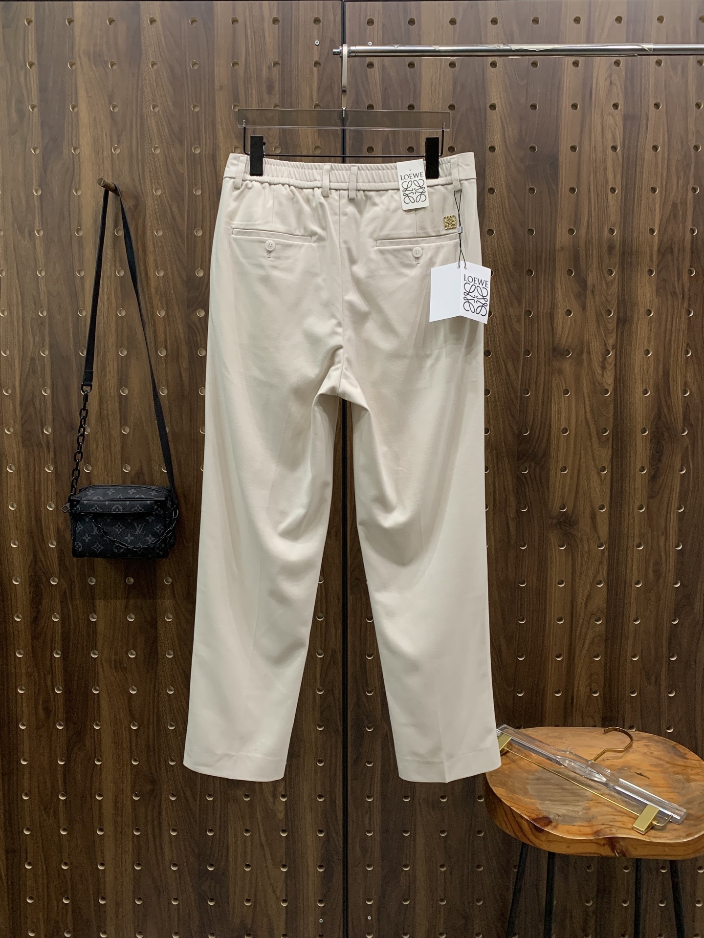 P罗意威🔥🔥毛呢西裤2025ss秋冬【新品】官网同步有售，男士高端商务休闲毛呢西裤，高端进口面料，带弹力