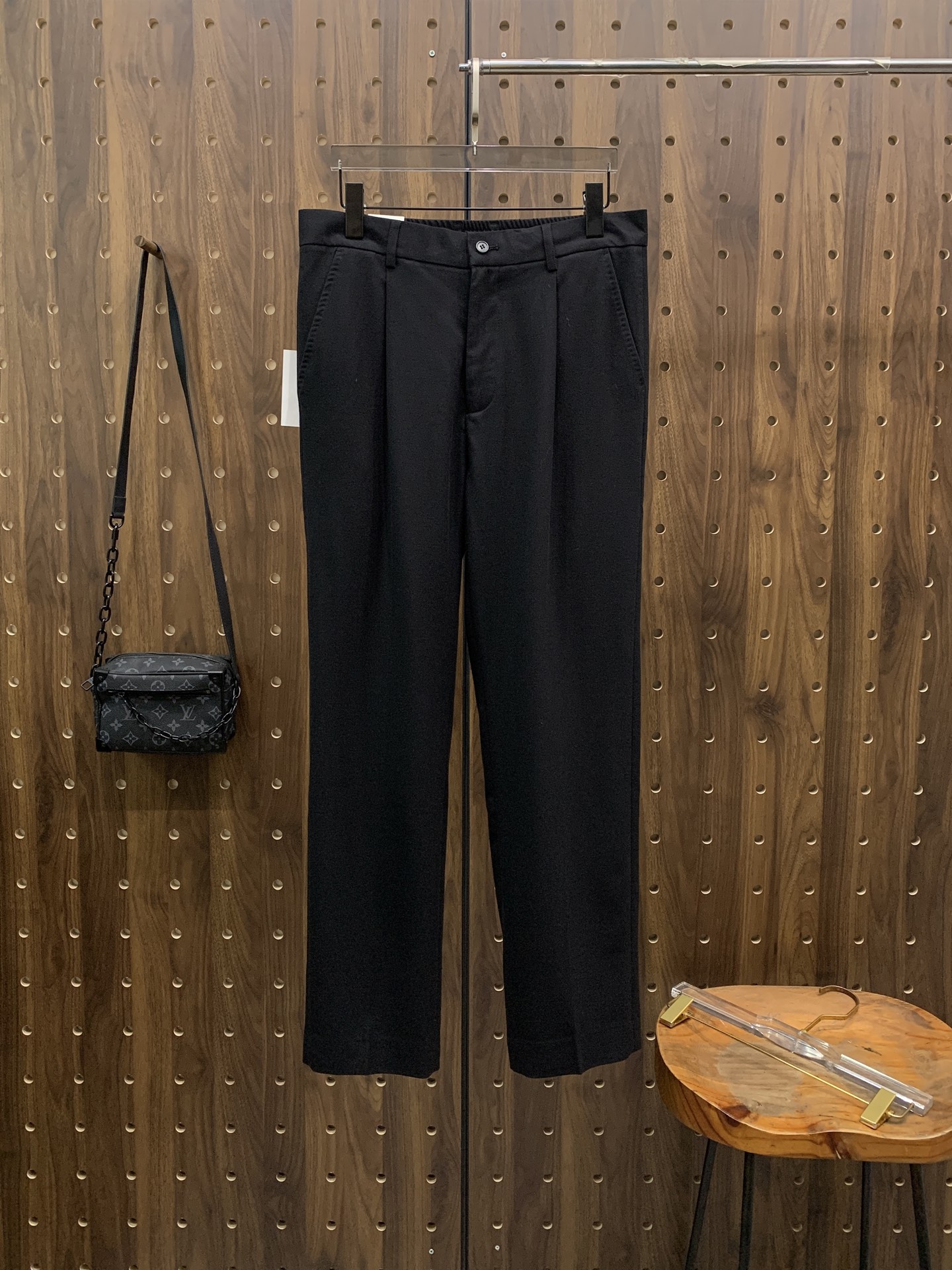 P罗意威🔥🔥毛呢西裤2025ss秋冬【新品】官网同步有售，男士高端商务休闲毛呢西裤，高端进口面料，带弹力