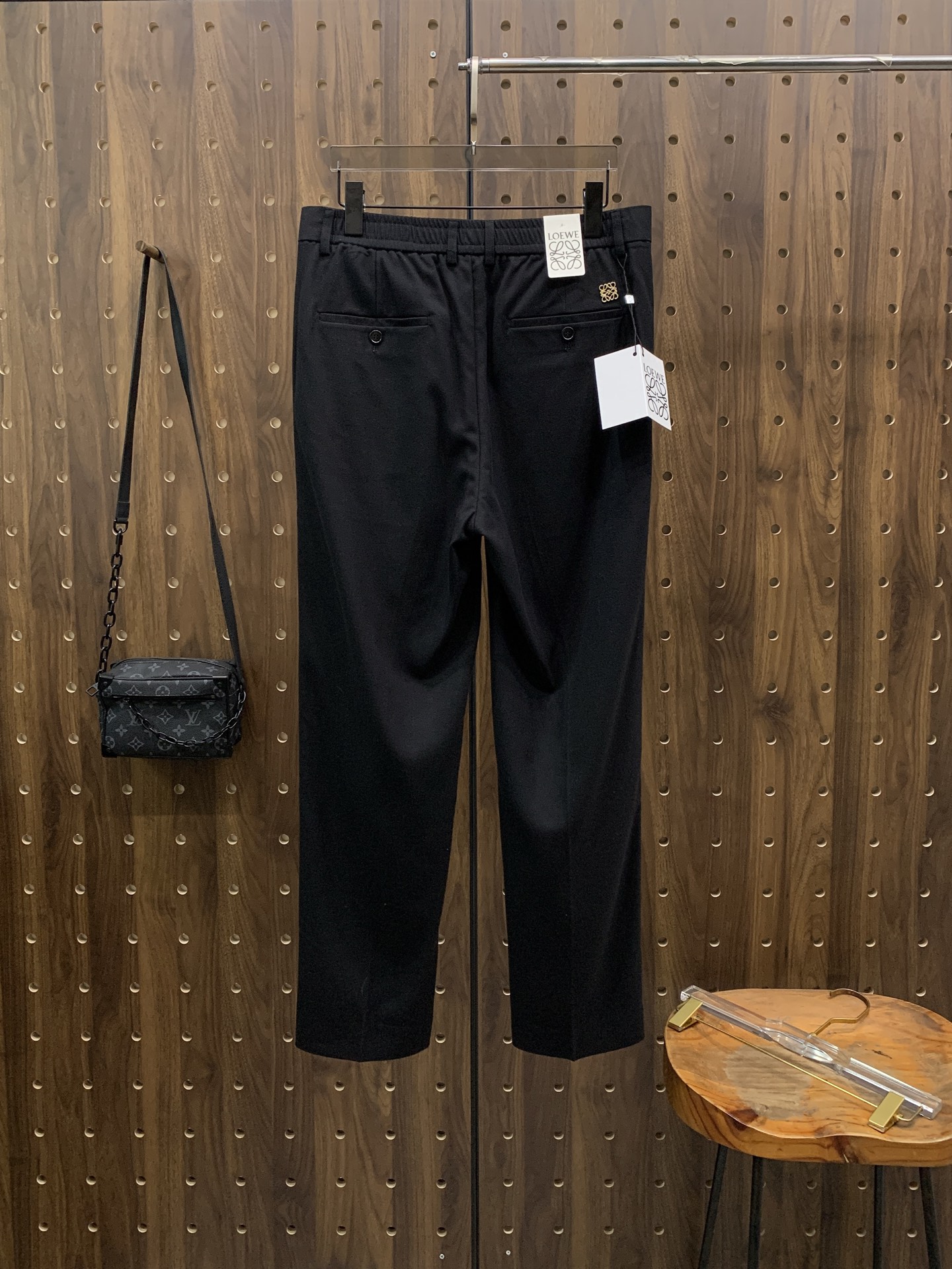 P罗意威🔥🔥毛呢西裤2025ss秋冬【新品】官网同步有售，男士高端商务休闲毛呢西裤，高端进口面料，带弹力